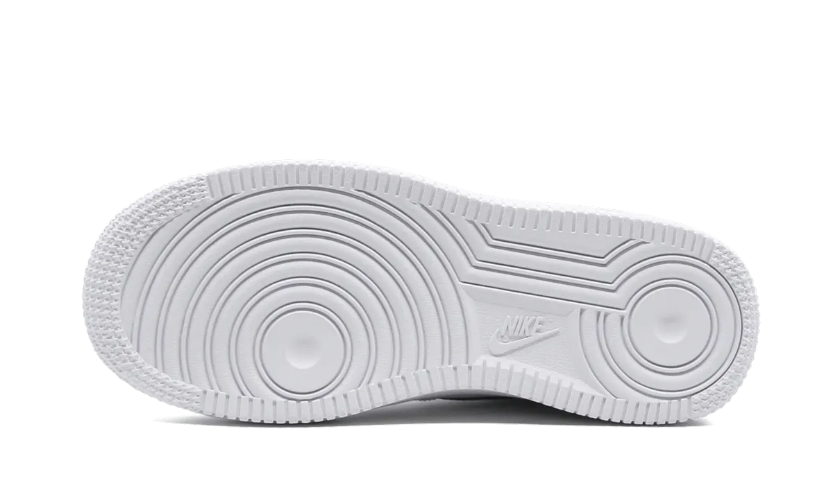 Force 1 (PS) "White on White" nike preschool slip-on sneakers