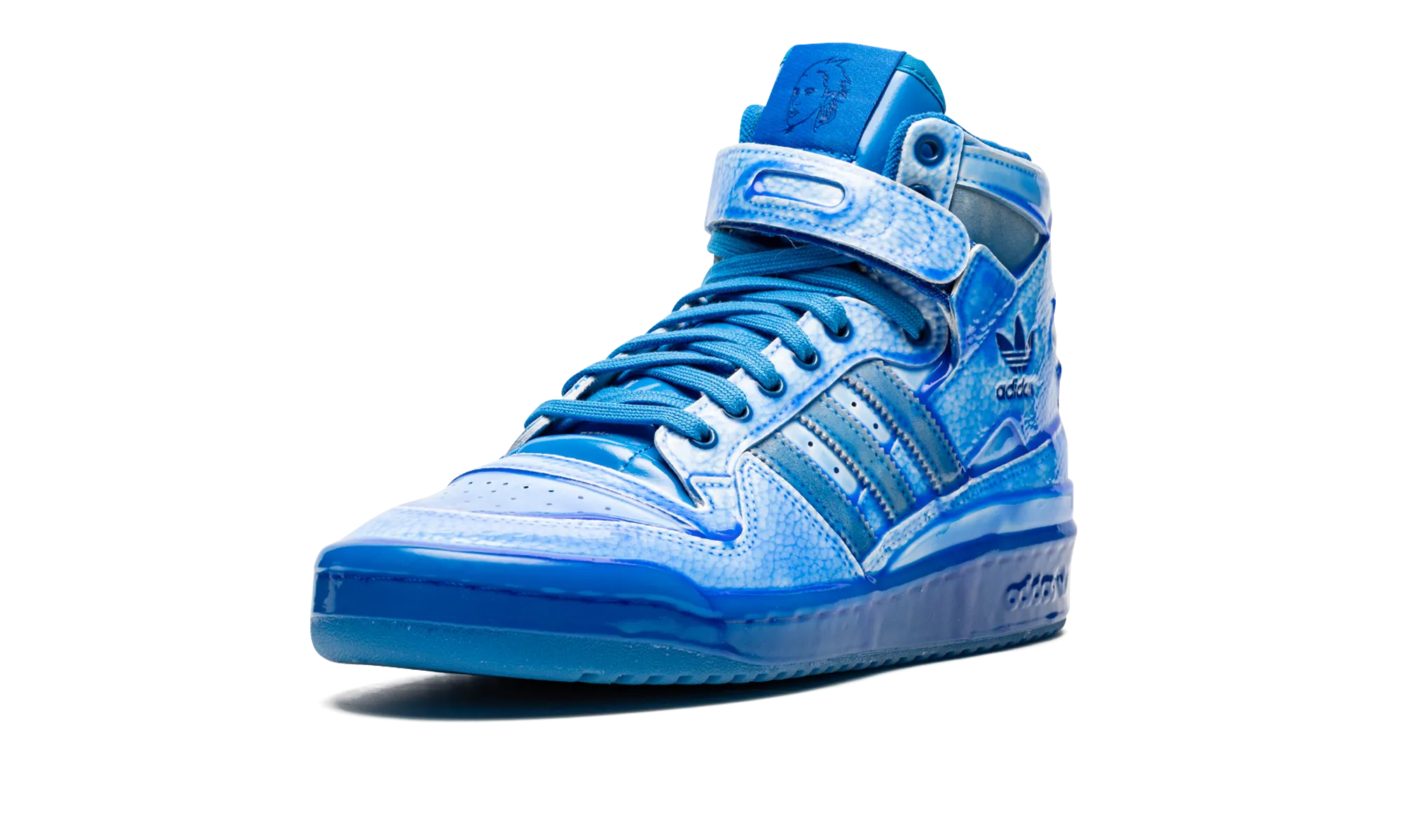 Forum Hi "Jeremy Scott Dipped Blue" adidas low-top mens trainers