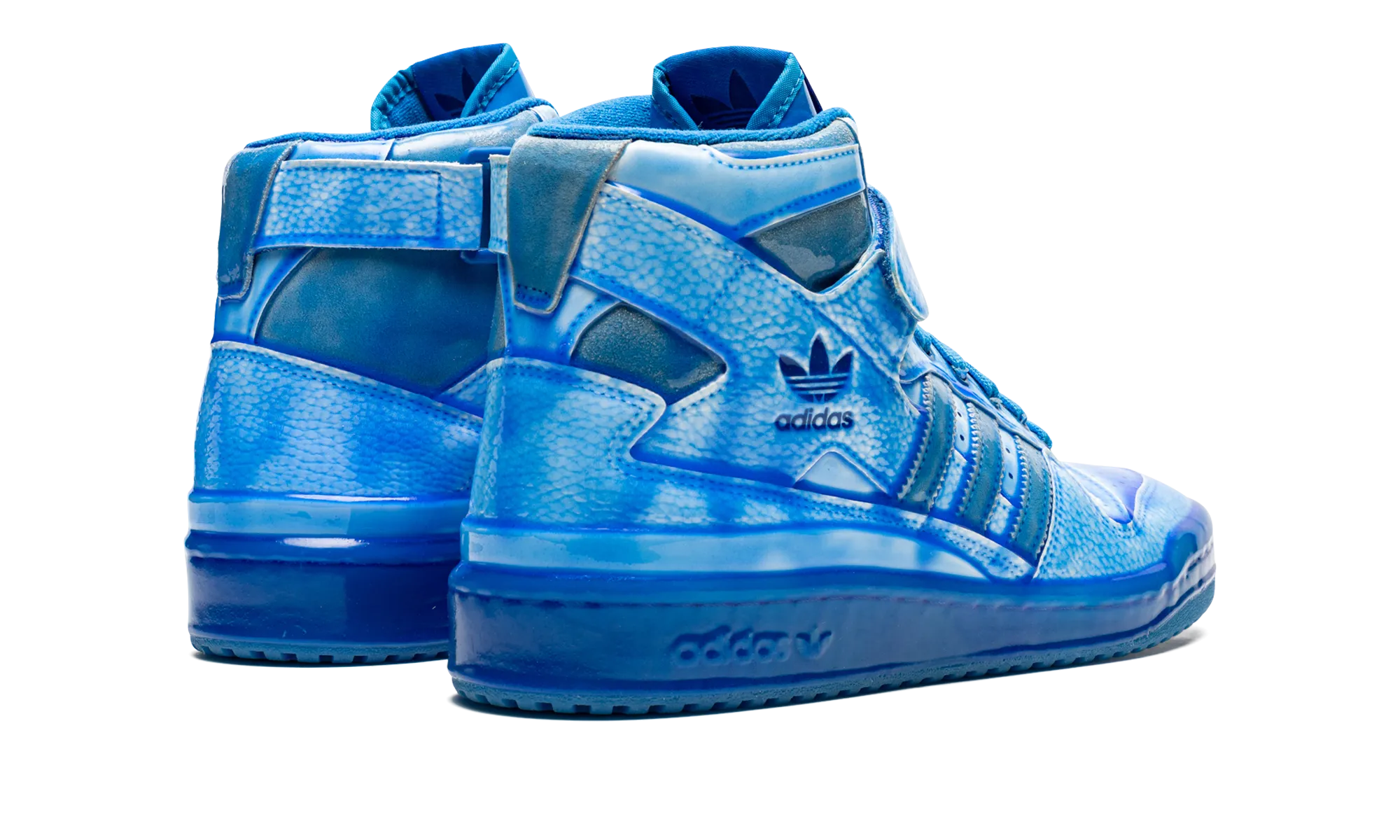 Forum Hi "Jeremy Scott Dipped Blue" adidas low-top mens trainers