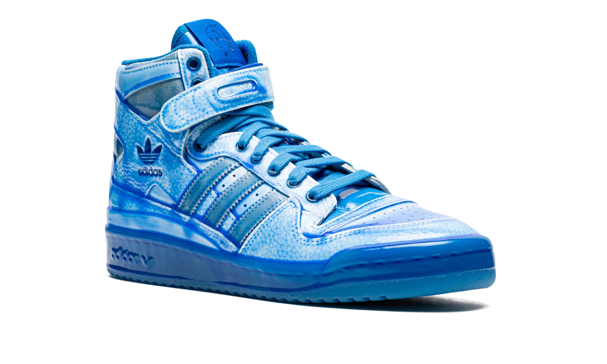 Forum Hi "Jeremy Scott Dipped Blue" adidas low-top mens trainers