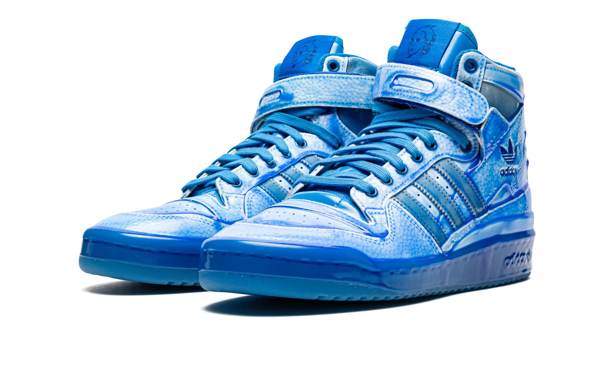 Forum Hi "Jeremy Scott Dipped Blue" adidas low-top mens trainers