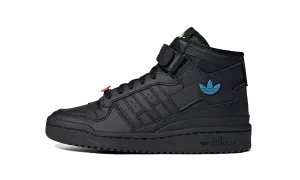 Forum Mid GS "Trefoil Pins" Adidas Grade School shoes