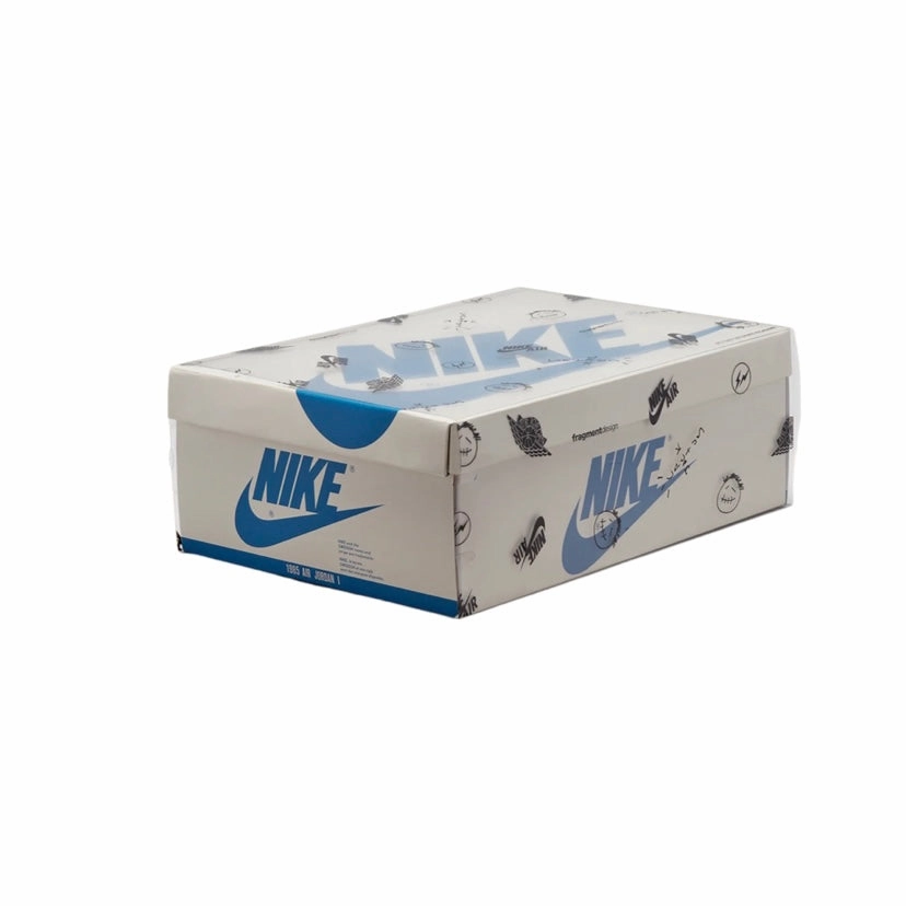 Fragment x Travis Scott x Air Jordan 1 Low White Black Royal Sail Retro Sneakers