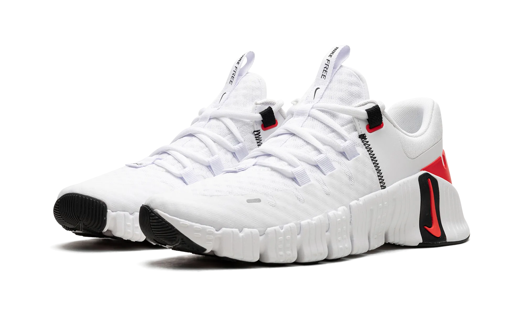 Free Metcon 5 "White Bright Crimson" nike breathable mens trainers