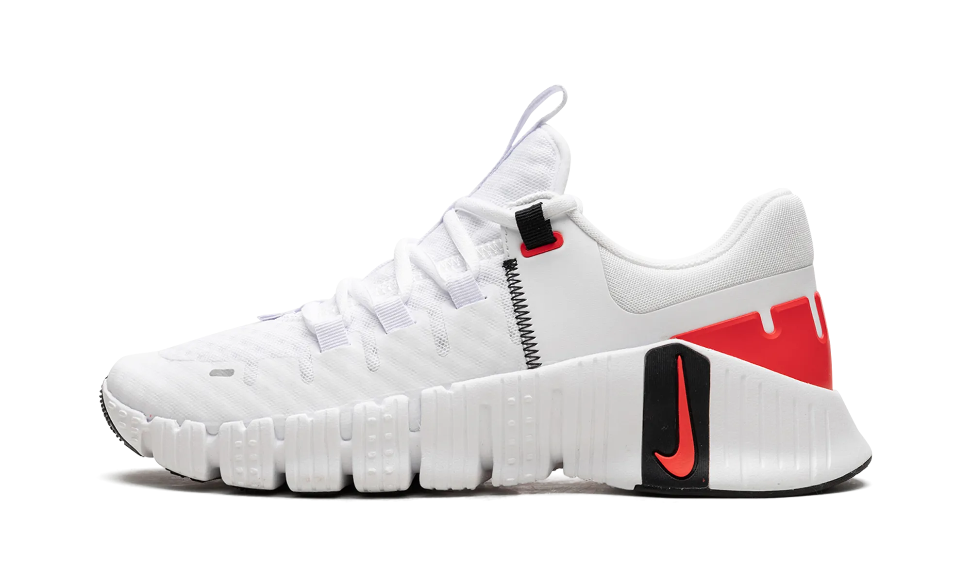 Free Metcon 5 "White Bright Crimson" Nike Mens sneakers