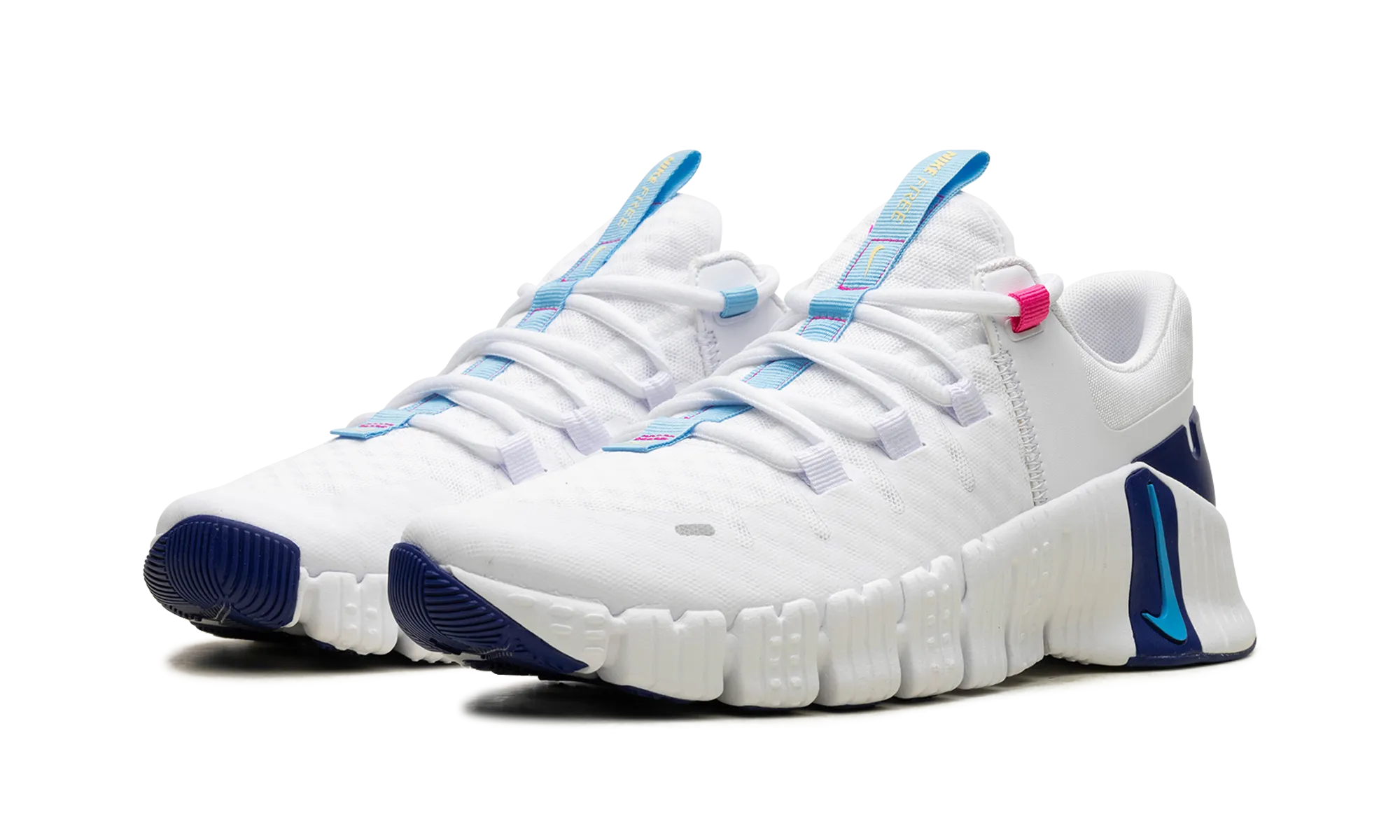 FREE METCON 5 WMNS "WHITE AQUARIUS BLUE" nike womens casual sneakers