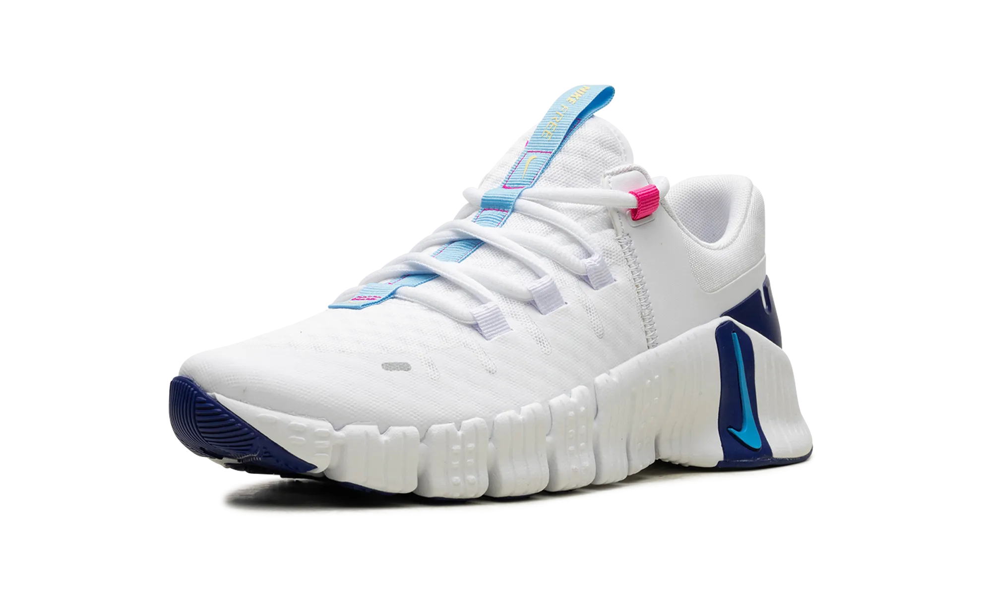 FREE METCON 5 WMNS "WHITE AQUARIUS BLUE" nike womens casual sneakers