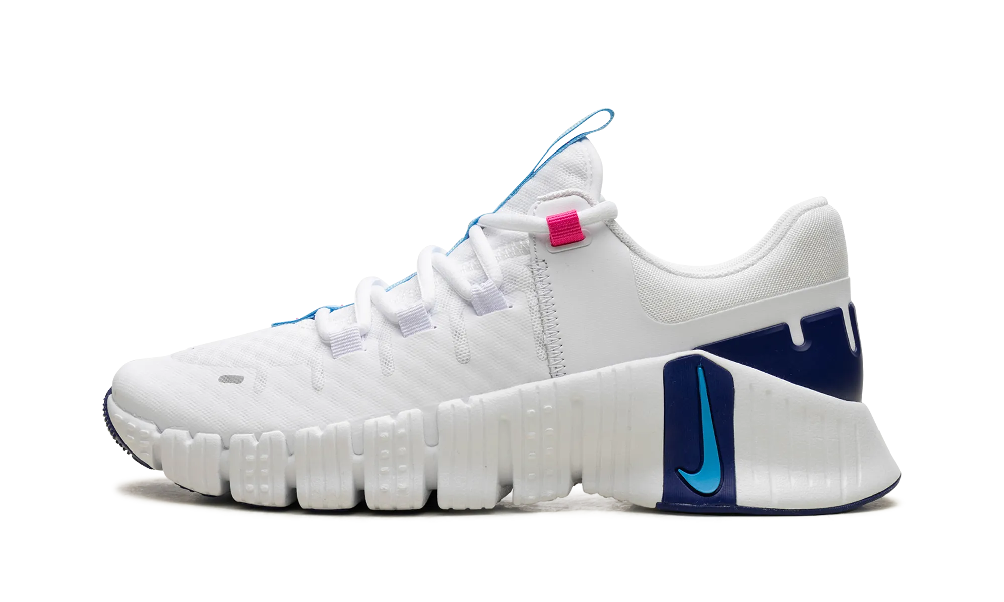 FREE METCON 5 WMNS "WHITE AQUARIUS BLUE" Nike Women's designs