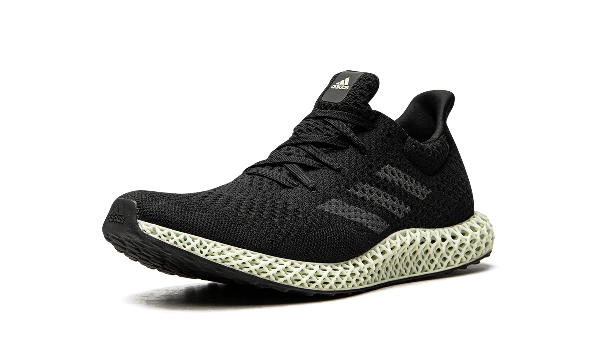 Futurecraft 4D "Core Black / Linen Green" adidas low-top mens trainers