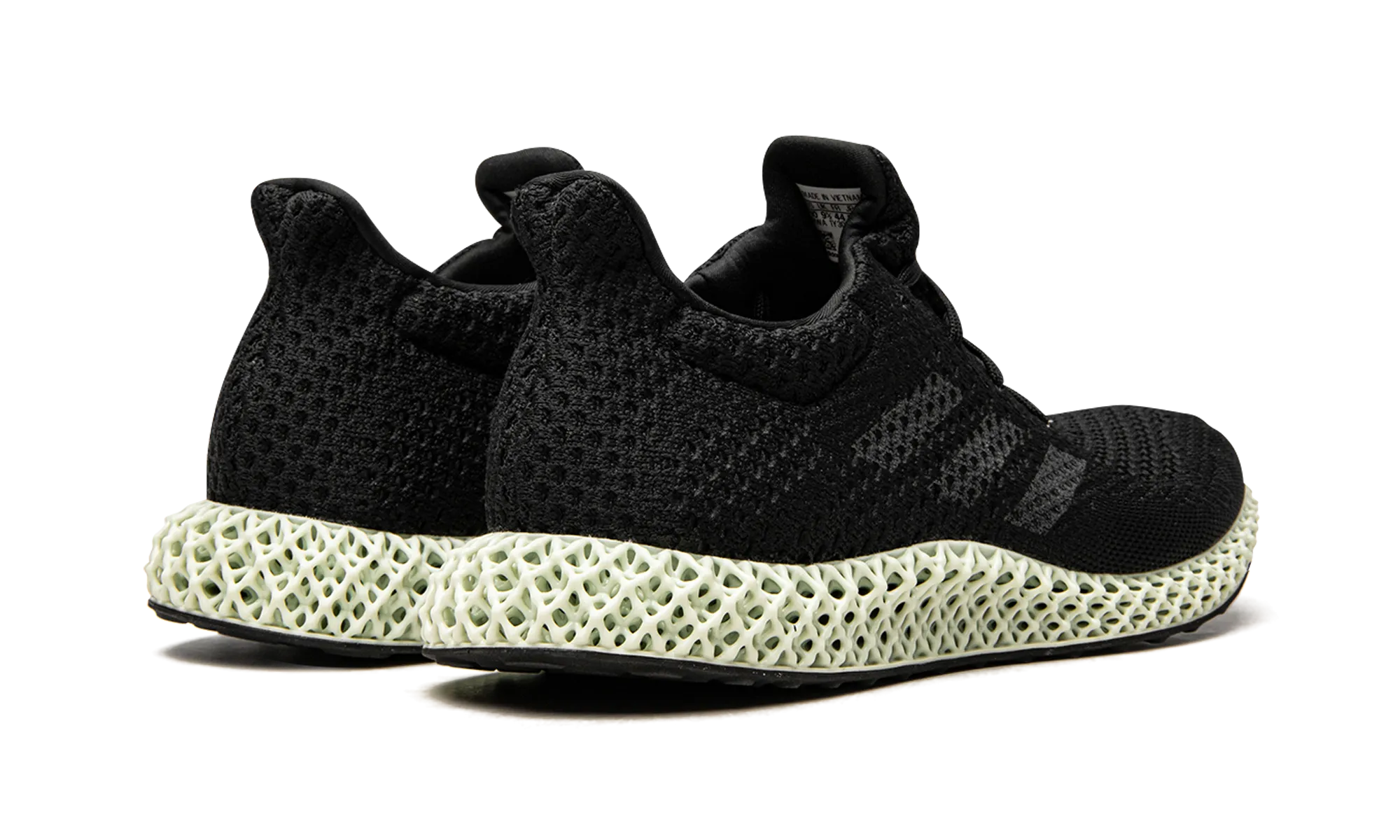 Futurecraft 4D "Core Black / Linen Green" adidas low-top mens trainers