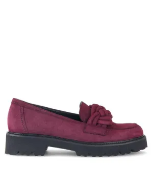 GAB KNOT LOAFER AUBERGINE Gabor women's shoes
