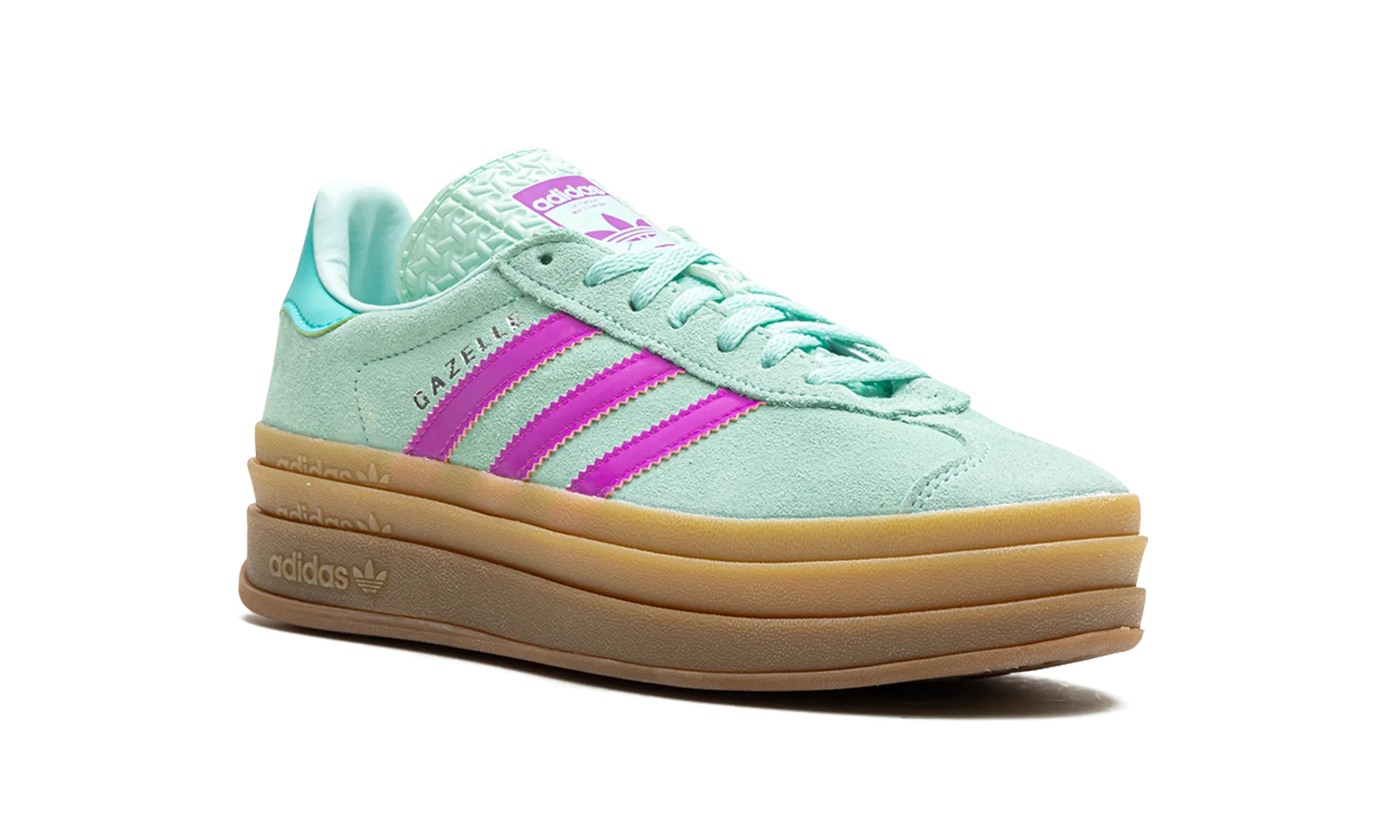 Gazelle Bold GS "Turqoise Pink" adidas grade school sneakers