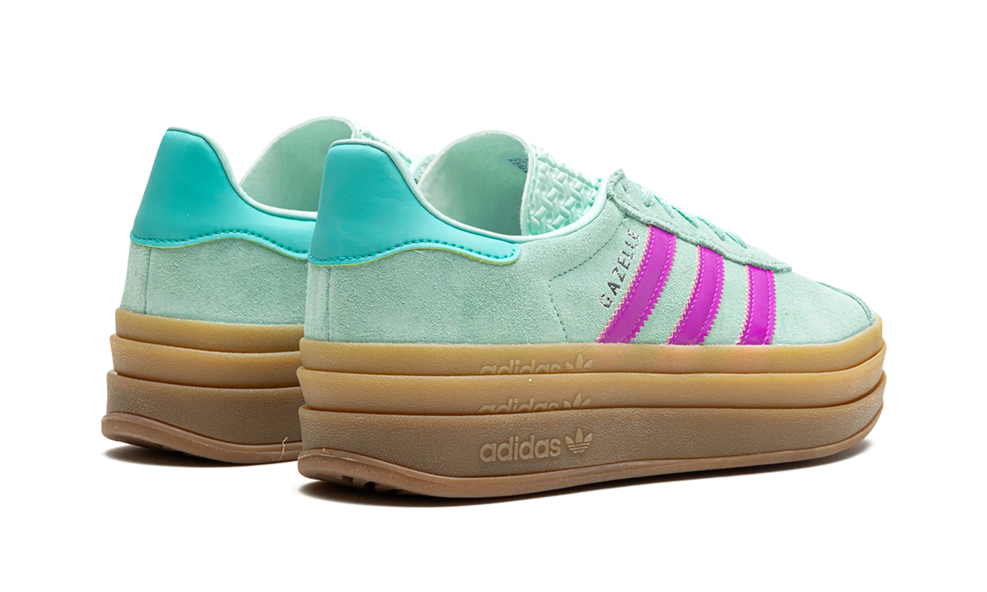 Gazelle Bold GS "Turqoise Pink" adidas grade school sneakers