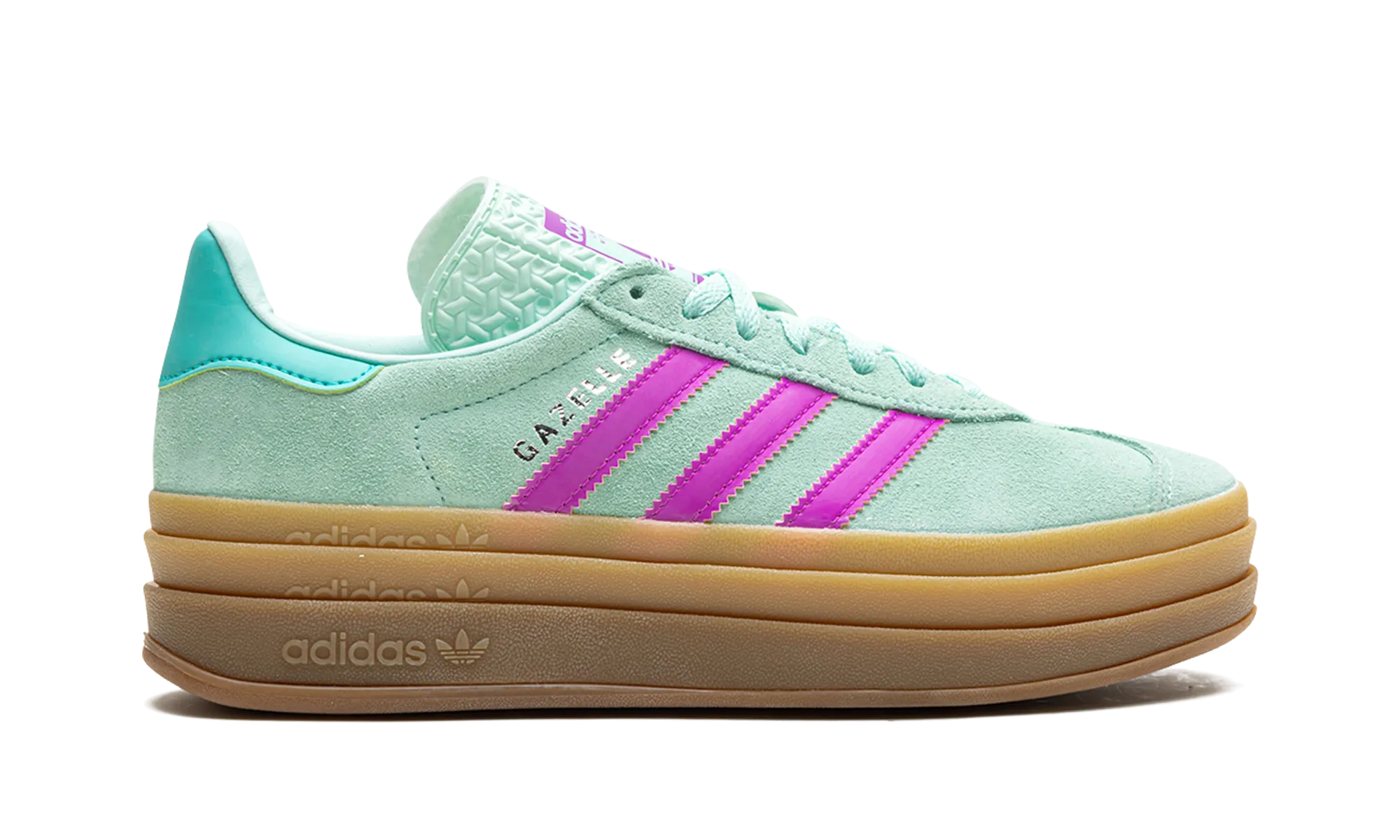 Gazelle Bold GS "Turqoise Pink" adidas grade school sneakers