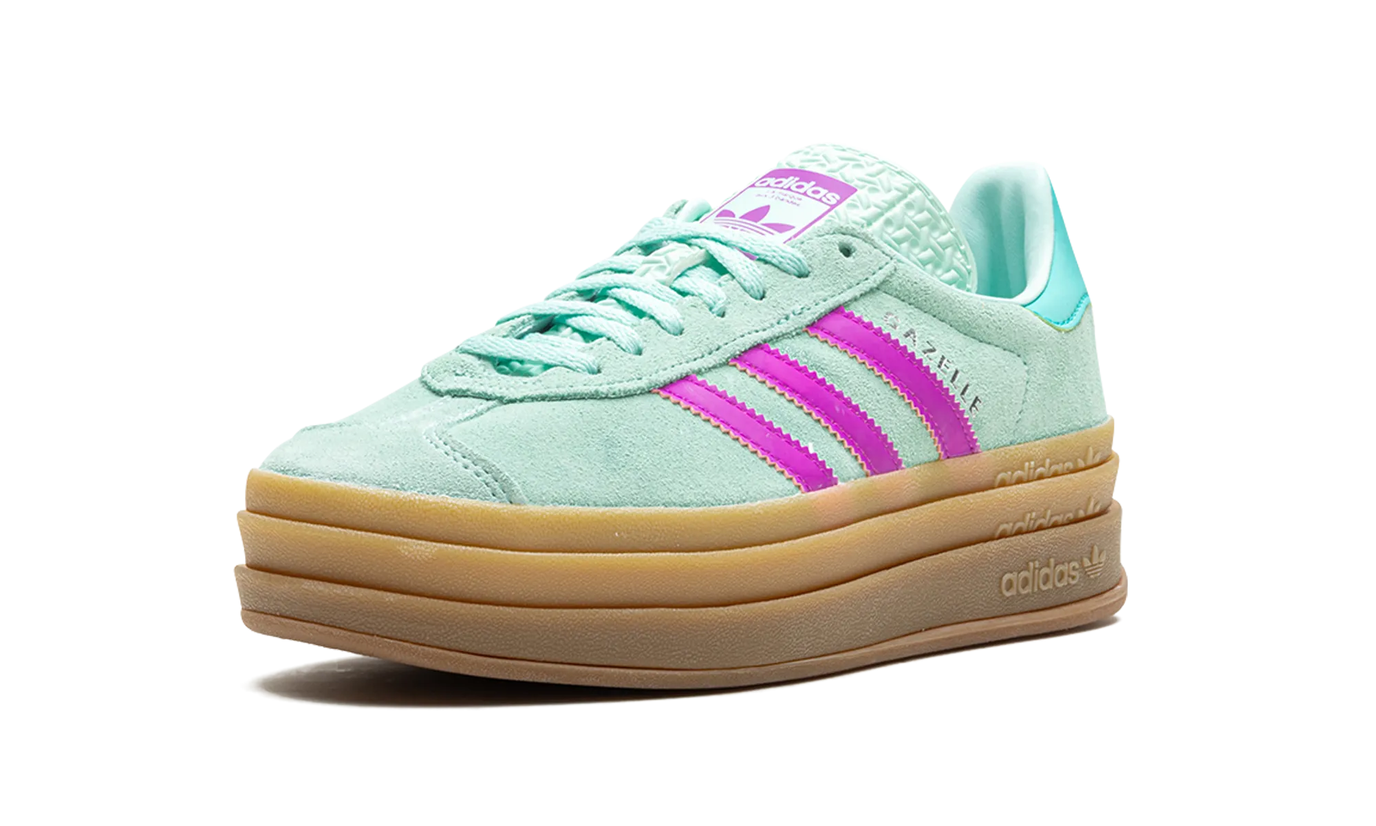 Gazelle Bold GS "Turqoise Pink" adidas grade school sneakers
