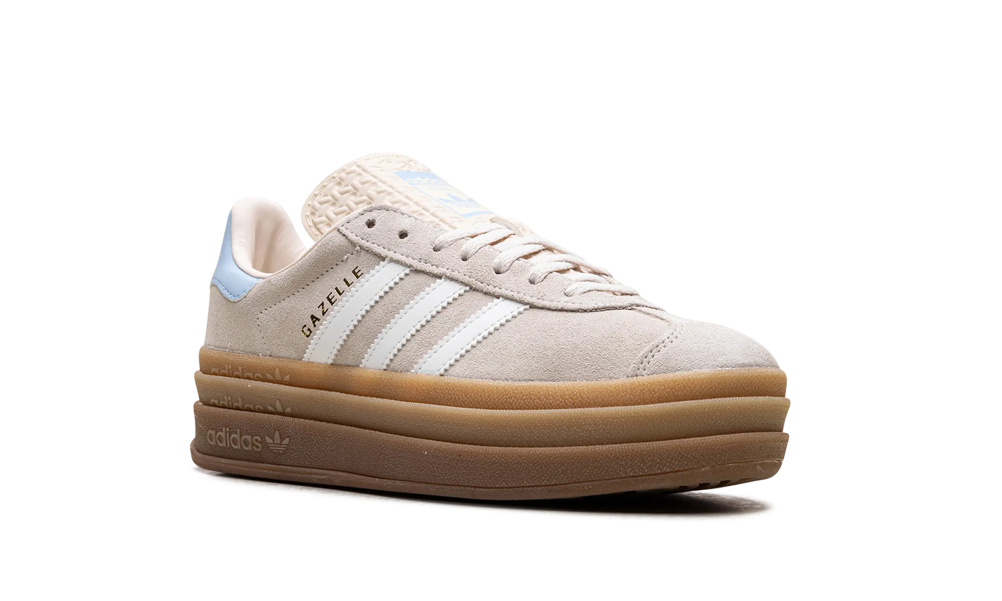 Gazelle Bold GS "Wonder White Clear Sky" adidas grade school sneakers