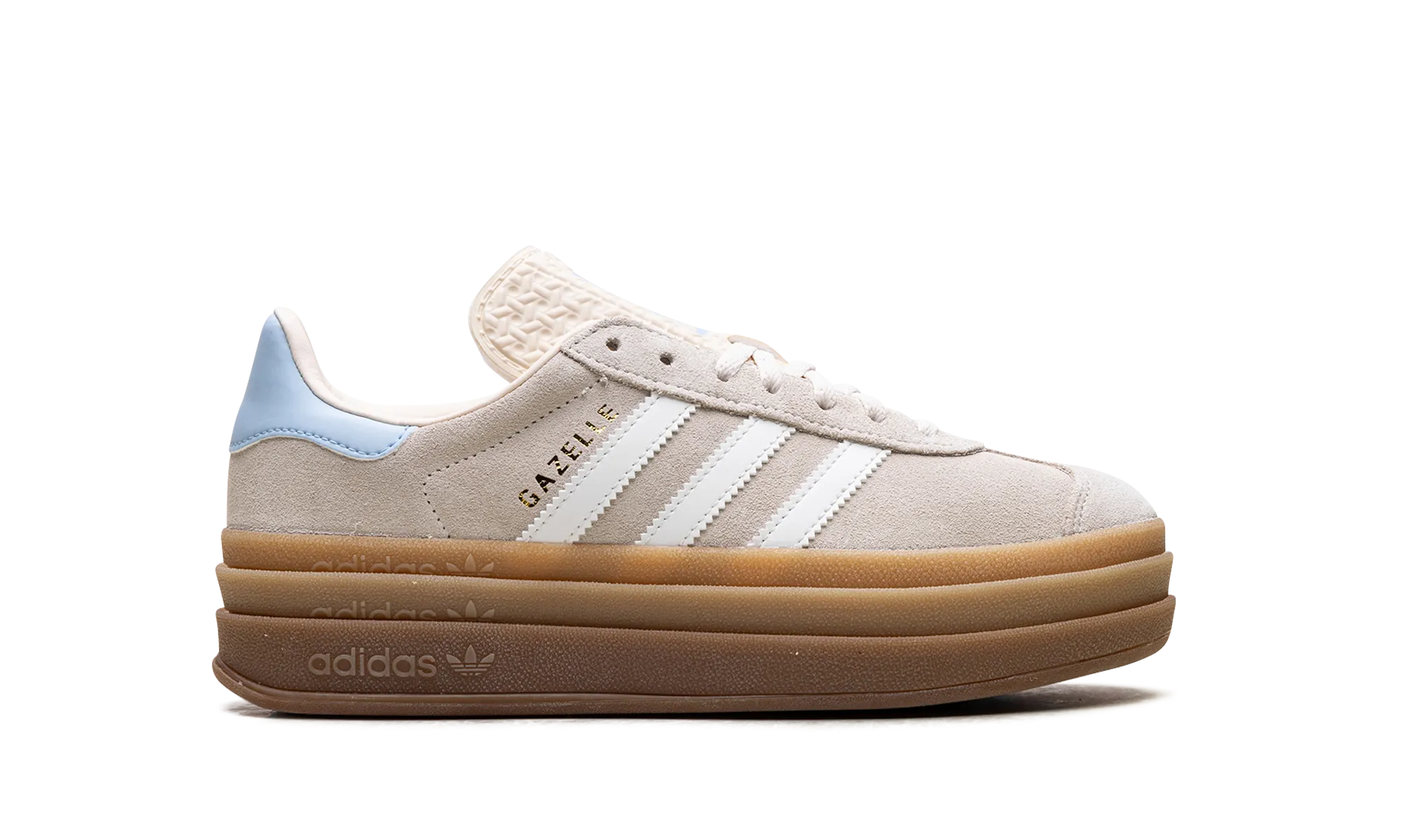 Gazelle Bold GS "Wonder White Clear Sky" adidas grade school sneakers