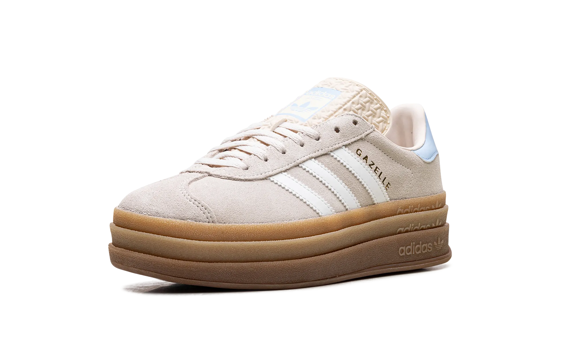 Gazelle Bold GS "Wonder White Clear Sky" adidas grade school sneakers