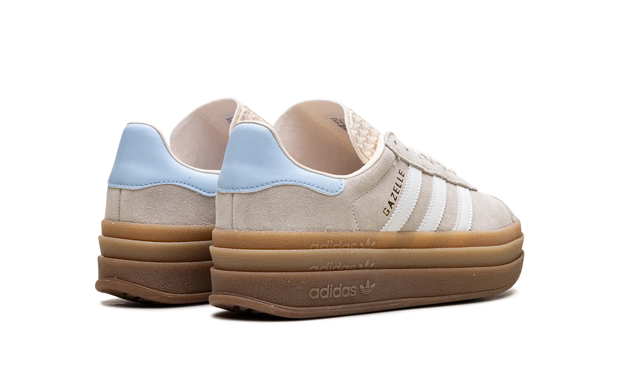Gazelle Bold GS "Wonder White Clear Sky" adidas grade school sneakers