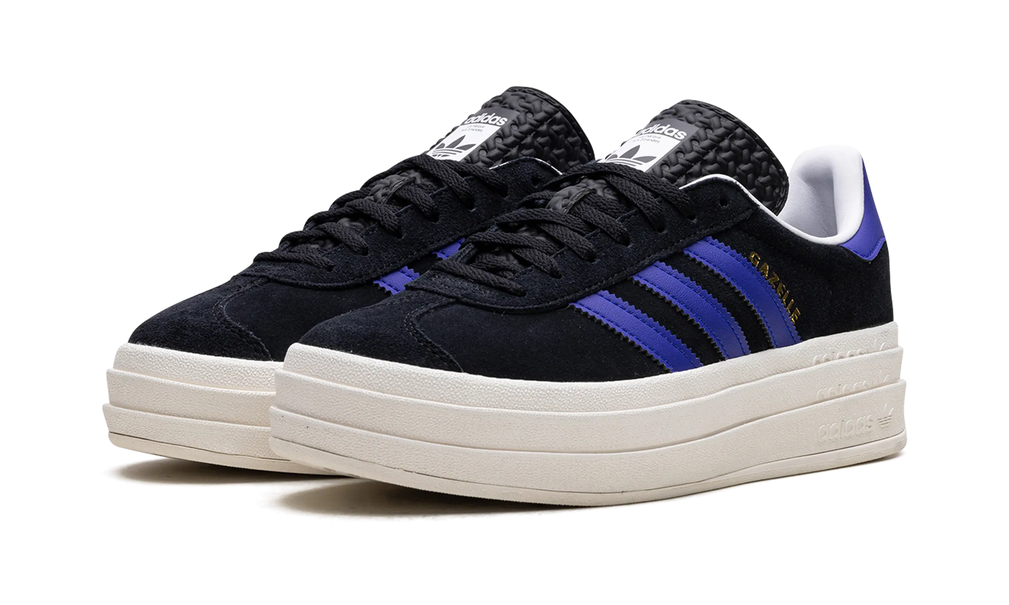 GAZELLE BOLD WMNS "Black Lucid Blue" adidas womens workout shoes