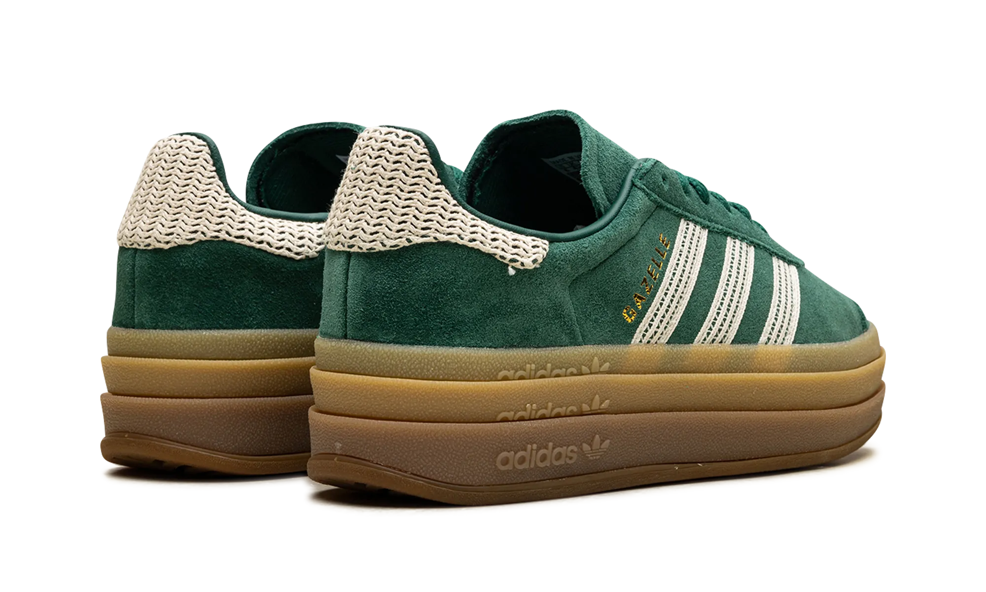 Gazelle Bold WMNS "Collegiate Green White Gold" adidas stylish womens sneakers
