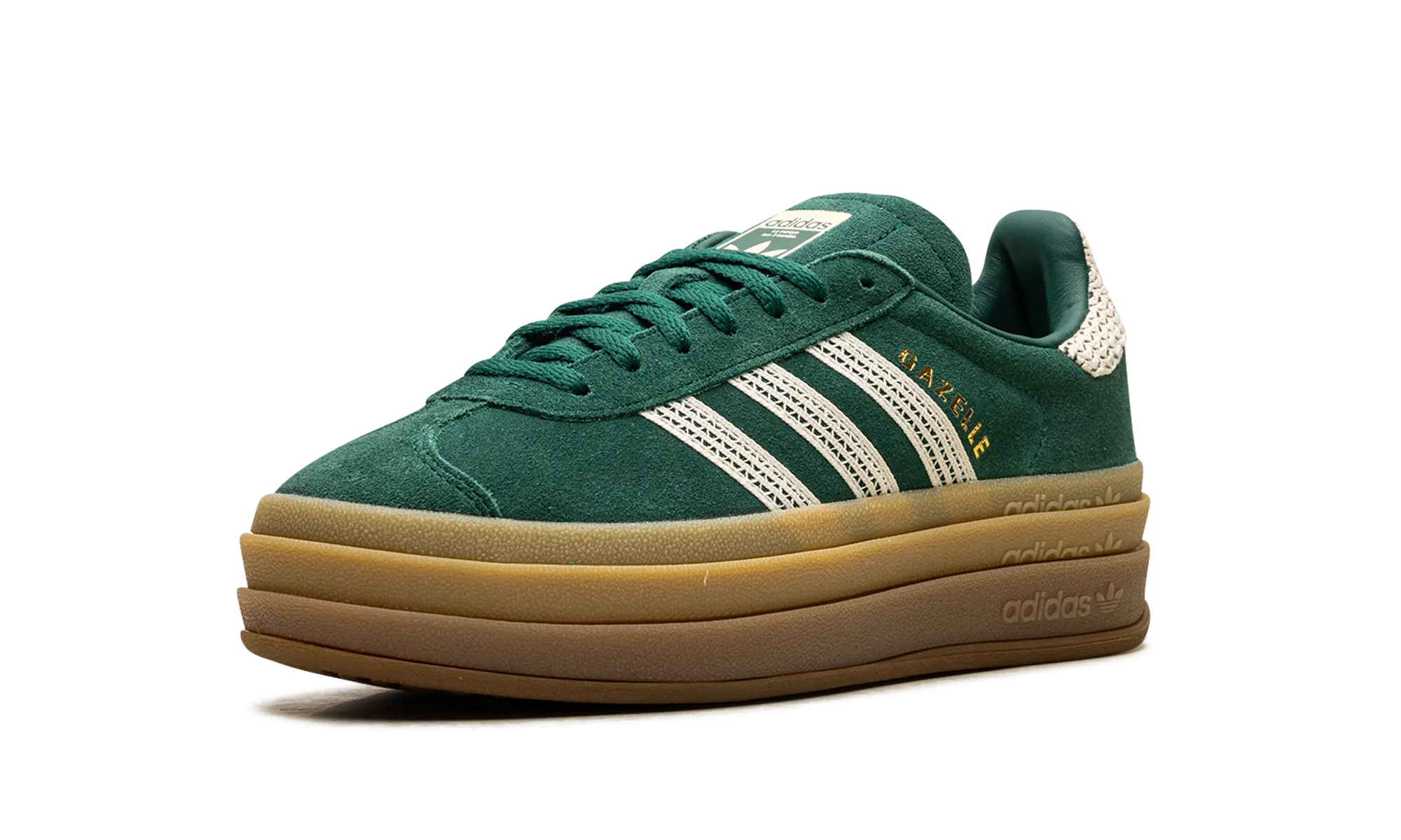 Gazelle Bold WMNS "Collegiate Green White Gold" adidas stylish womens sneakers