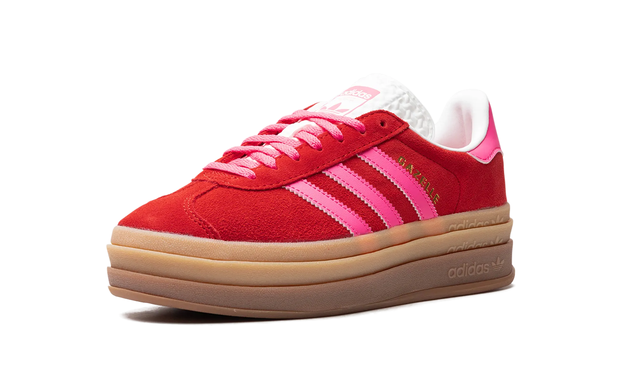 Gazelle Bold WMNS "Collegiate Red Lucid Pink" adidas womens workout shoes