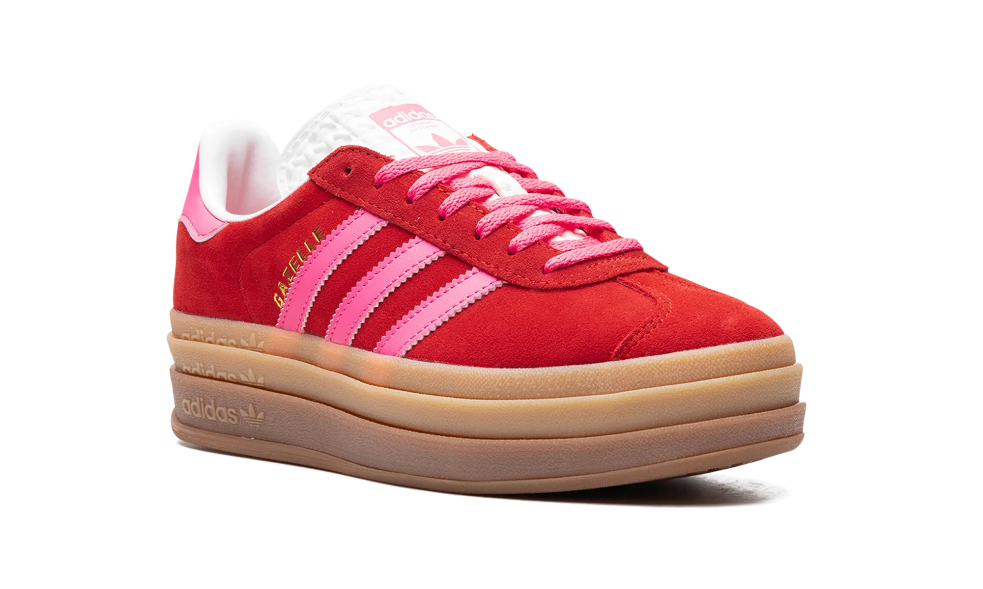 Gazelle Bold WMNS "Collegiate Red Lucid Pink" adidas womens workout shoes