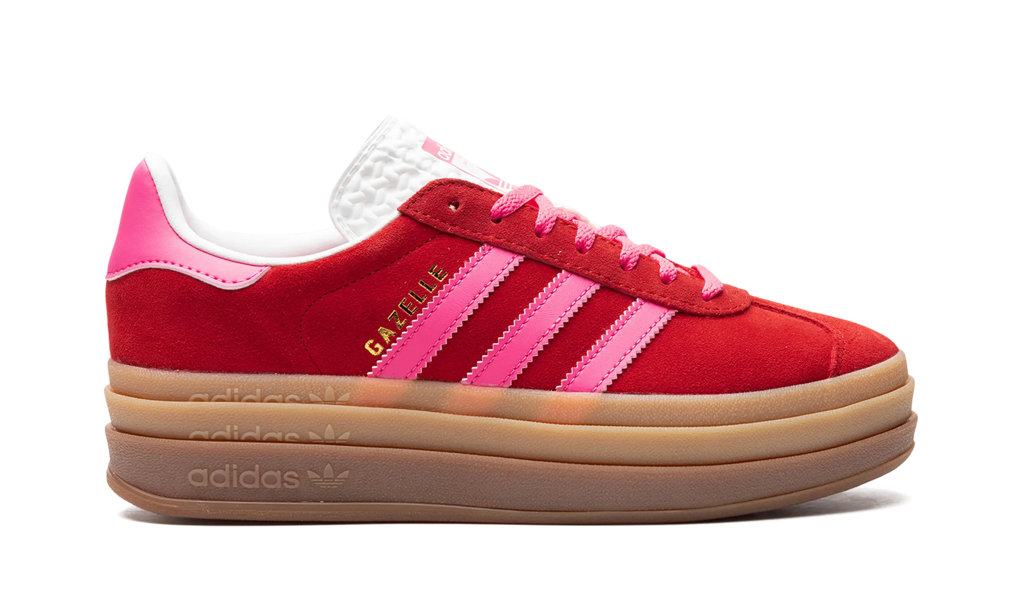 Gazelle Bold WMNS "Collegiate Red Lucid Pink" adidas womens workout shoes