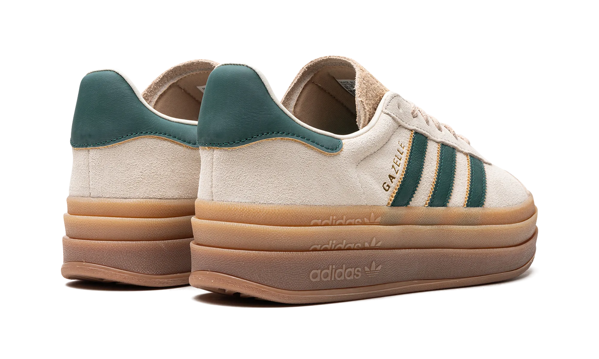 GAZELLE BOLD WMNS "Cream Collegiate Green" adidas stylish womens sneakers