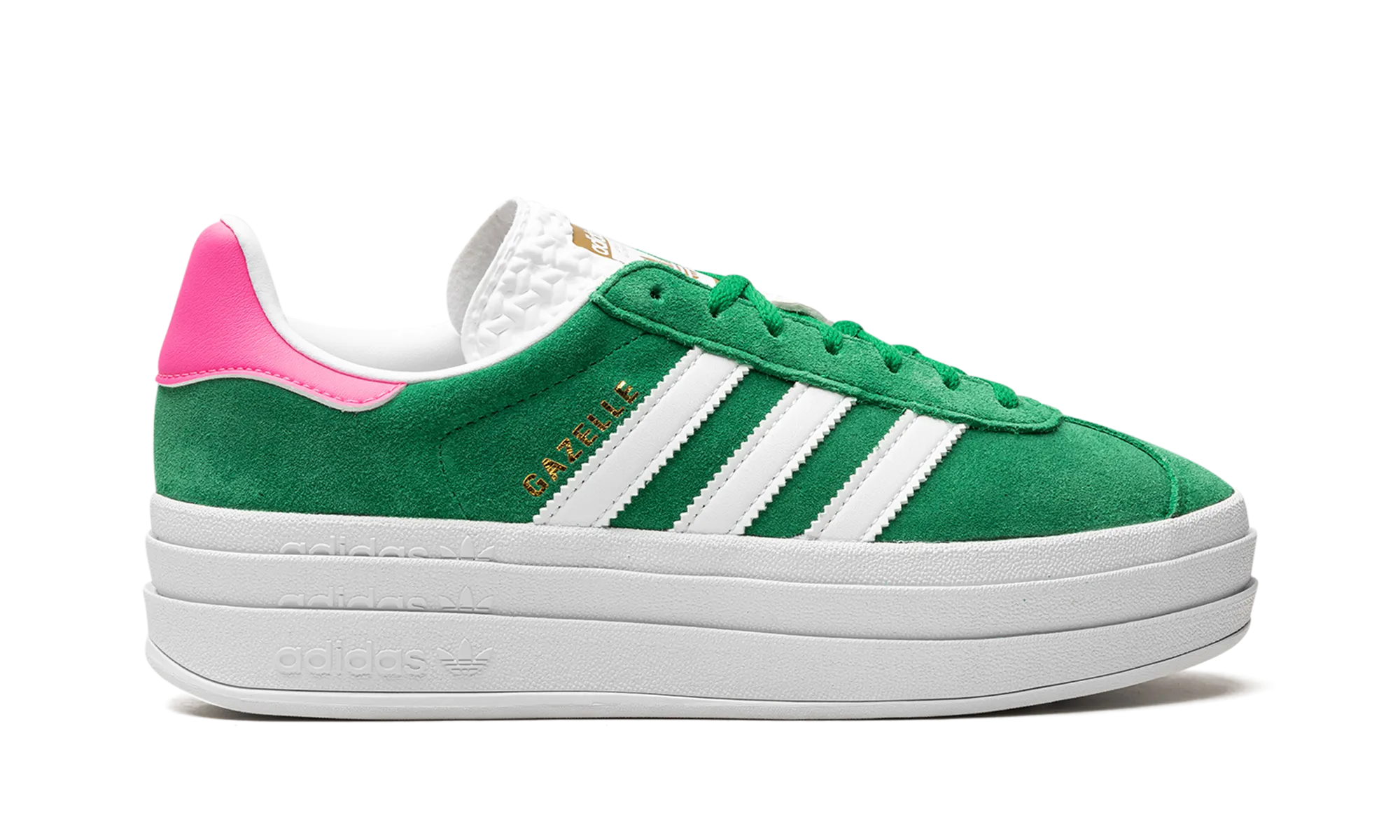 Gazelle Bold WMNS "Green Lucid Pink" adidas womens workout shoes