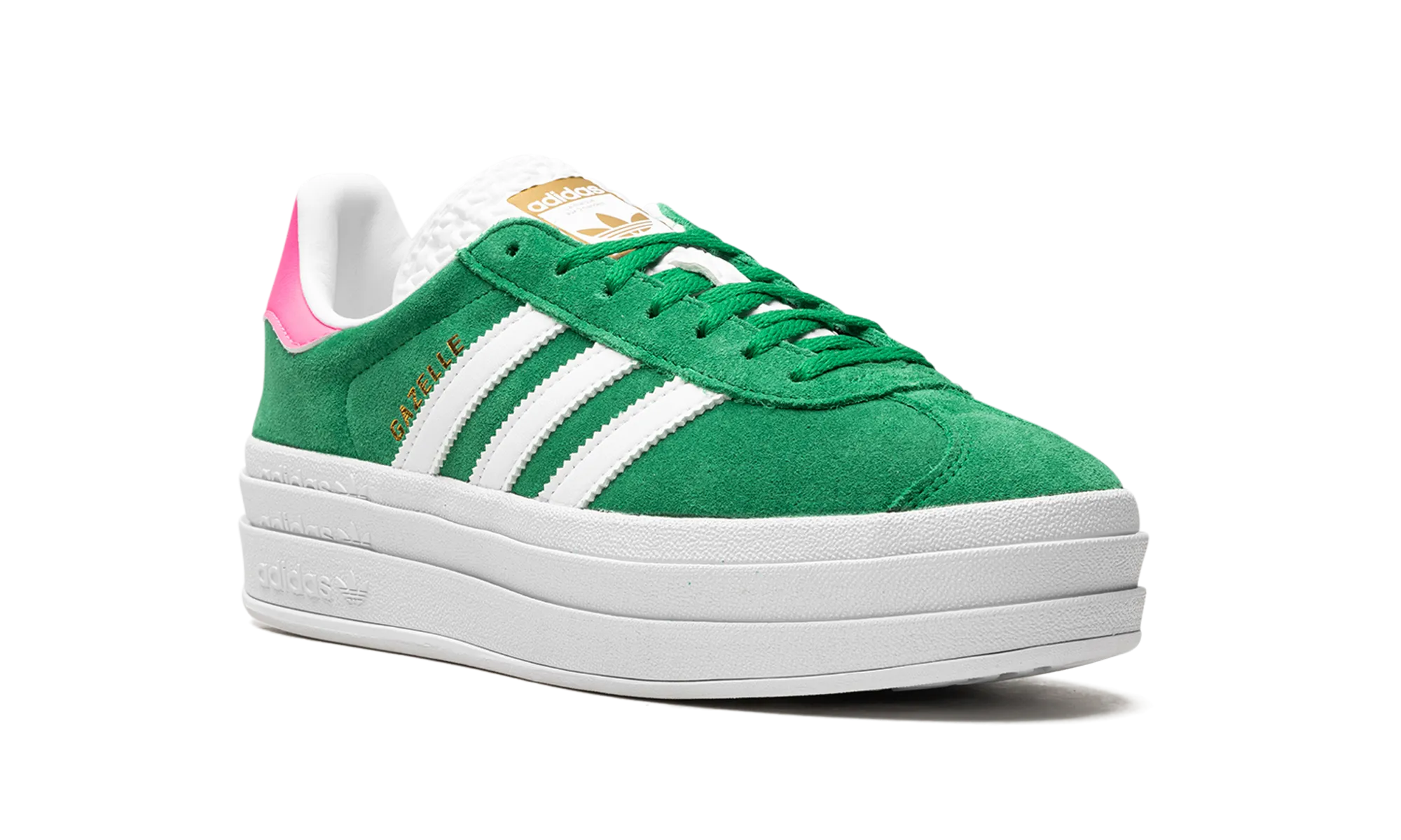 Gazelle Bold WMNS "Green Lucid Pink" adidas womens workout shoes