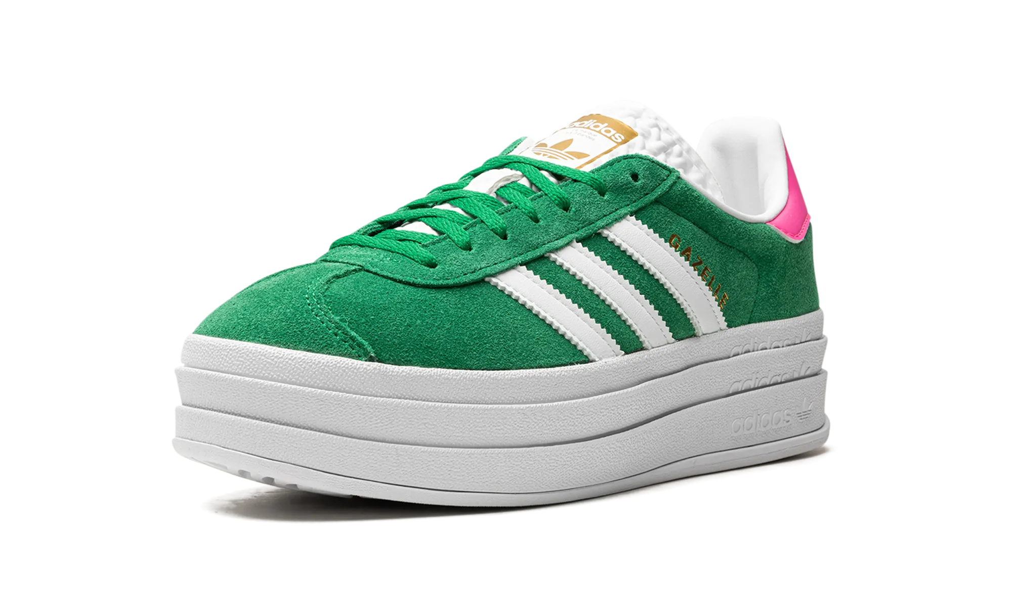 Gazelle Bold WMNS "Green Lucid Pink" adidas womens workout shoes