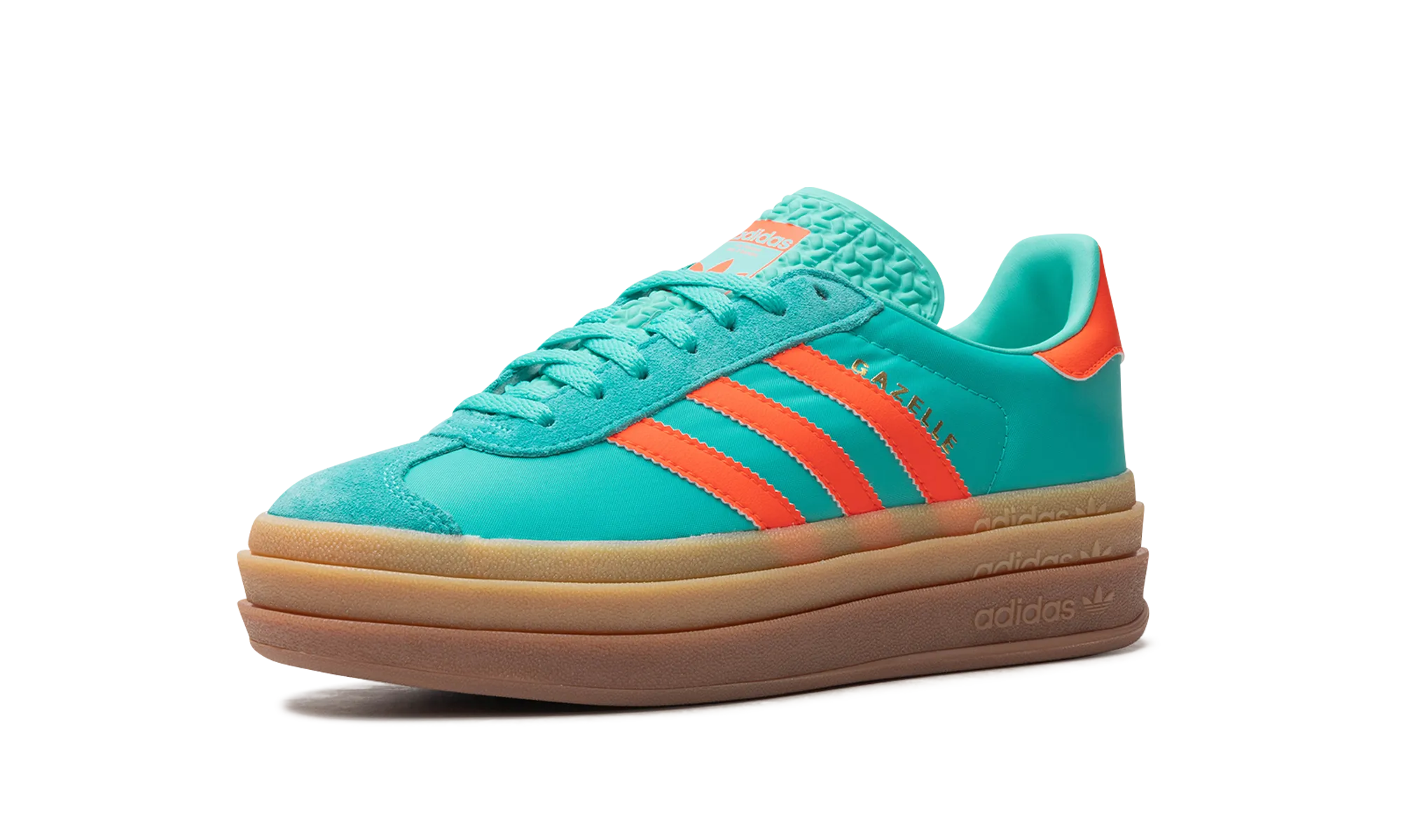 Gazelle Bold WMNS "Mint Rush Impact Orange" adidas stylish womens sneakers