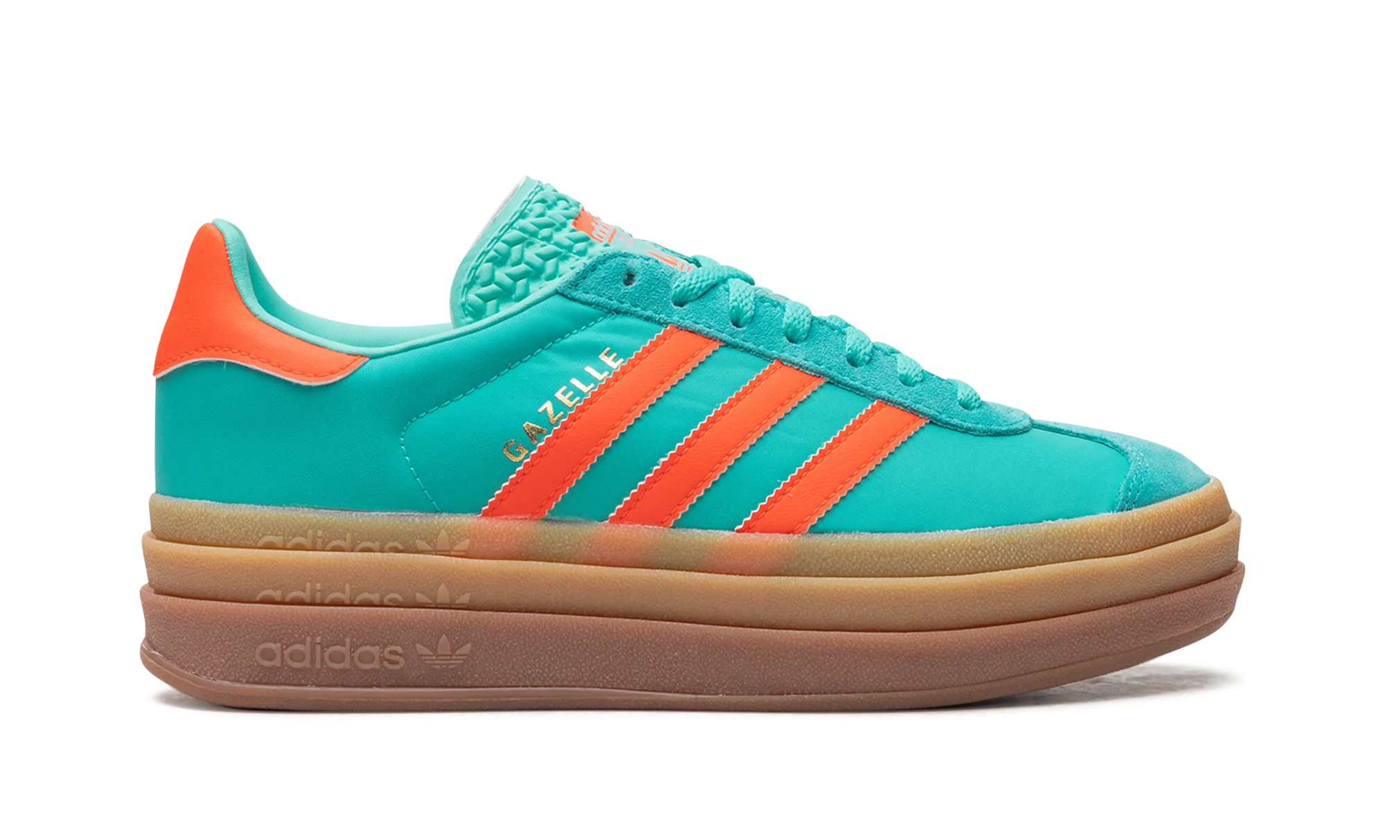 Gazelle Bold WMNS "Mint Rush Impact Orange" adidas stylish womens sneakers