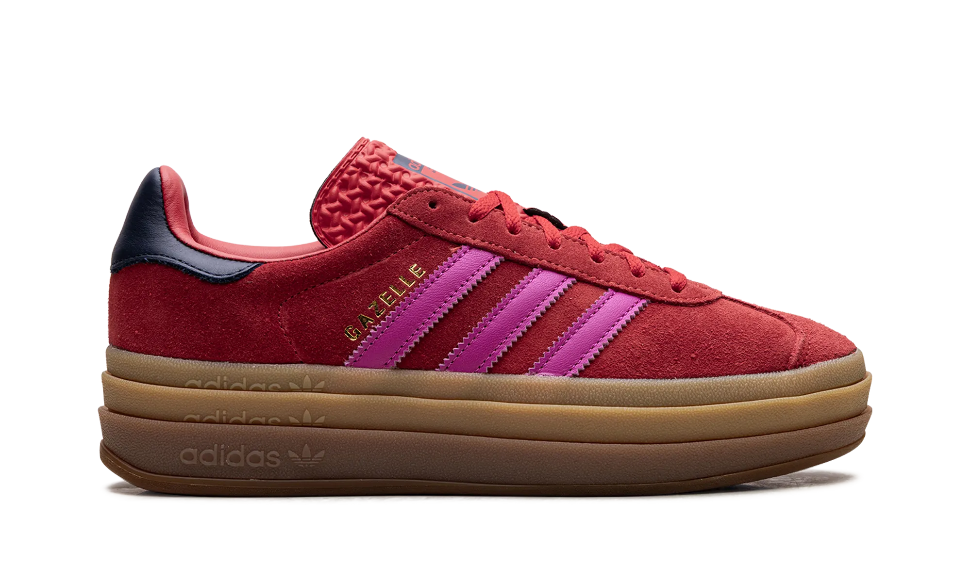 Gazelle Bold WMNS "Red Semi Lucid Fuchsia" adidas stylish womens sneakers