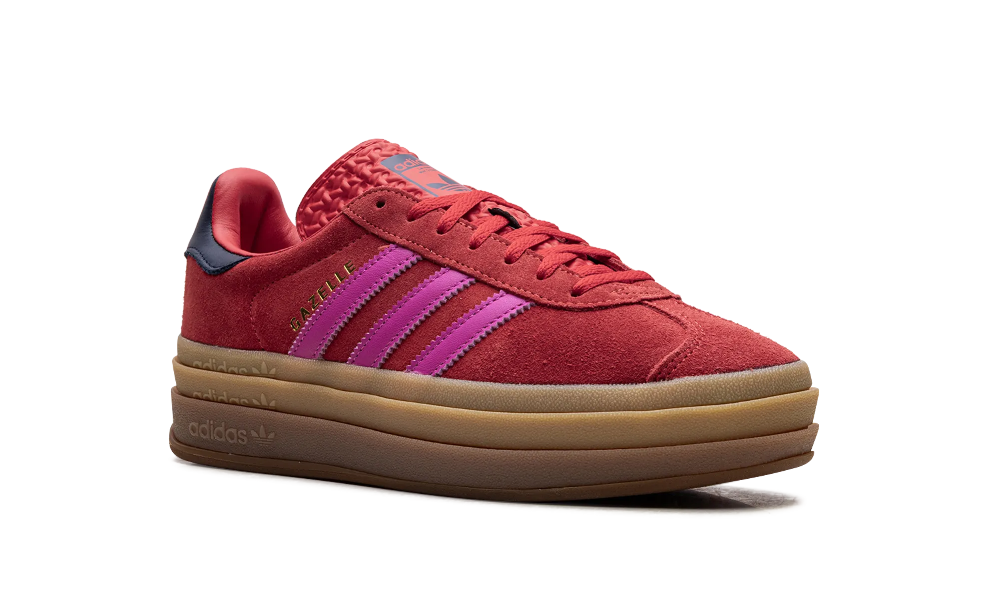 Gazelle Bold WMNS "Red Semi Lucid Fuchsia" adidas stylish womens sneakers