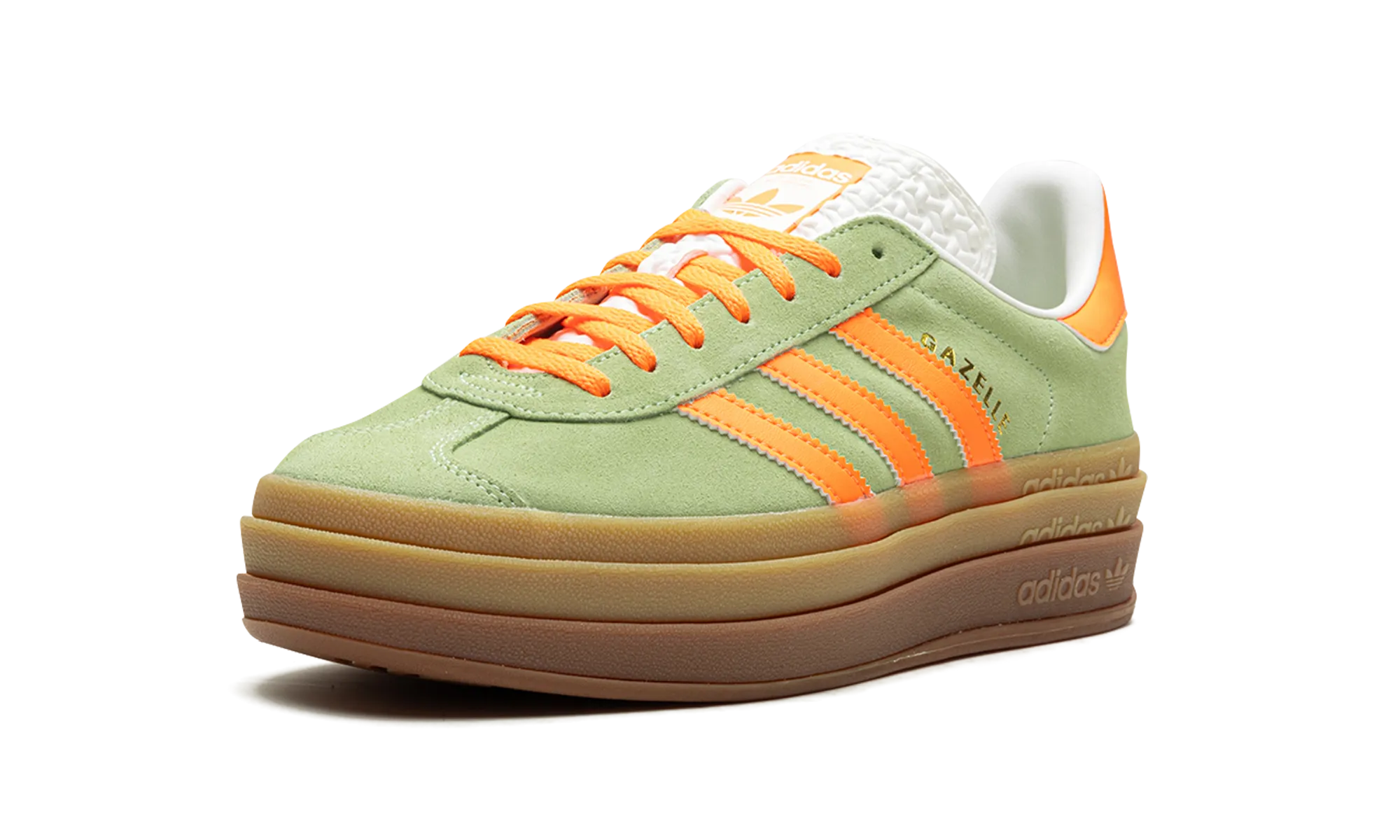 Gazelle Bold Wmns "Semi Green Spark" adidas womens workout shoes