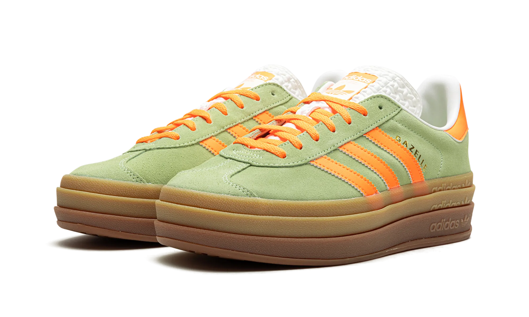 Gazelle Bold Wmns "Semi Green Spark" adidas womens workout shoes