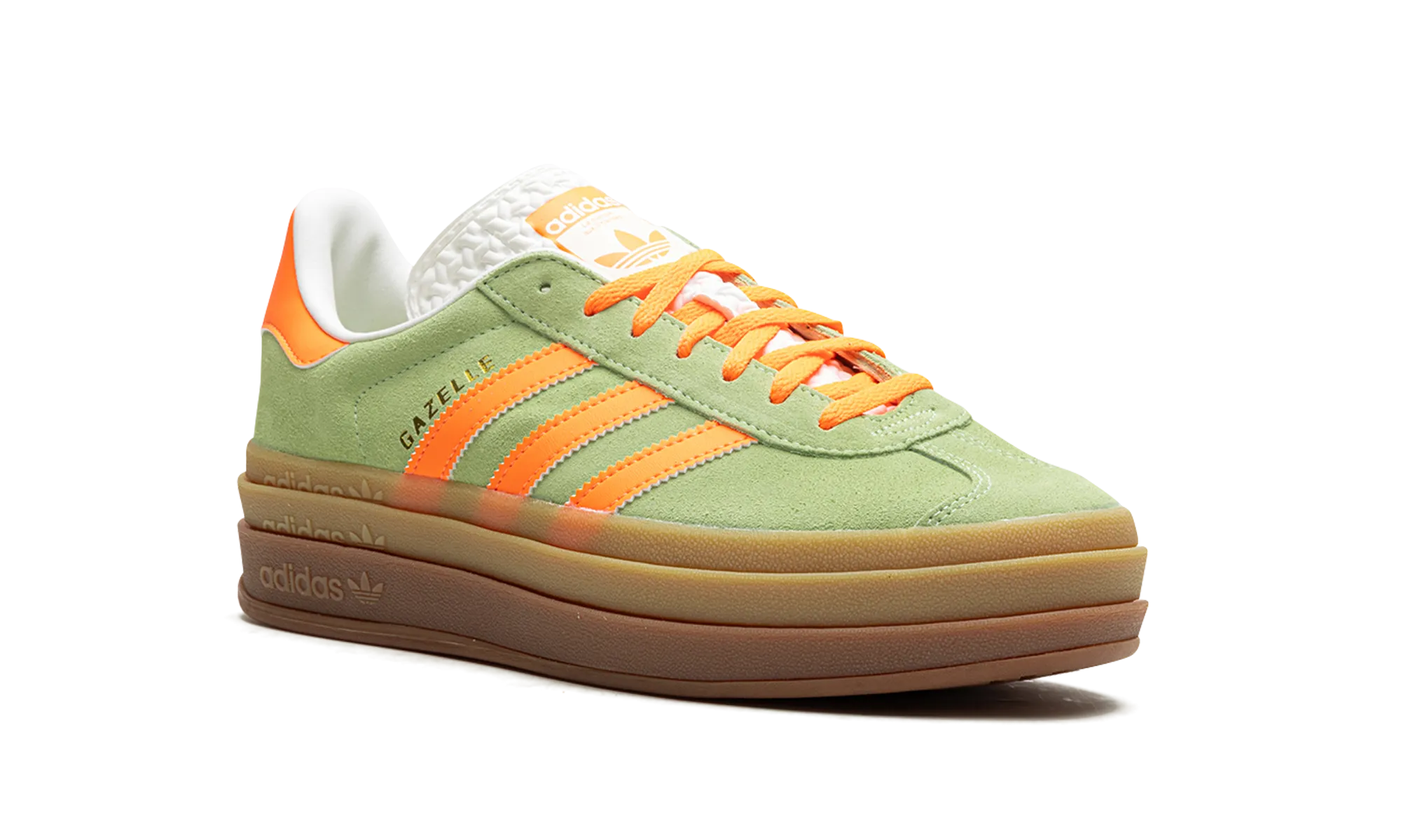 Gazelle Bold Wmns "Semi Green Spark" adidas womens workout shoes