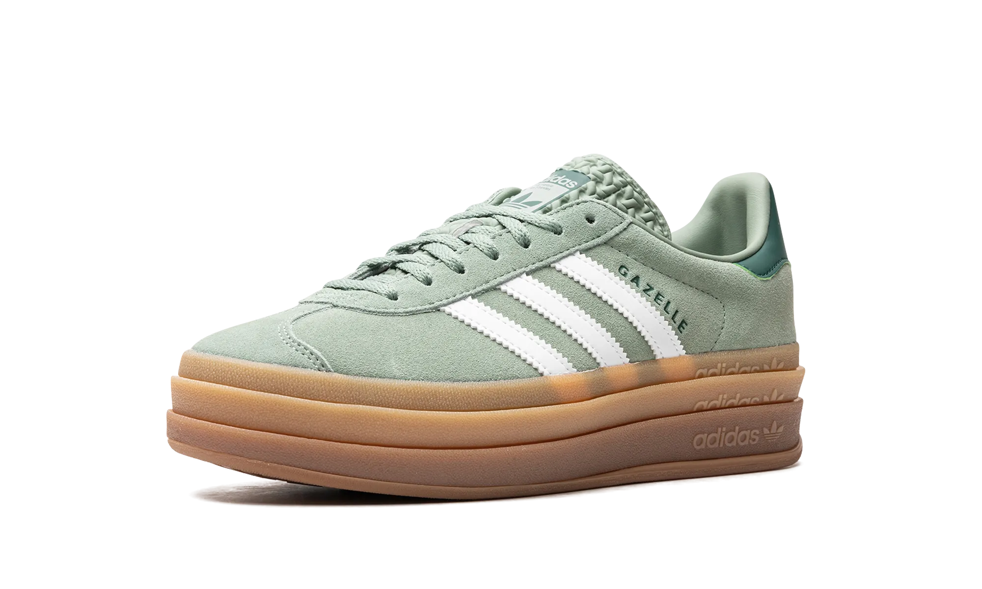 GAZELLE BOLD WMNS "Silver Green Gum" adidas stylish womens sneakers