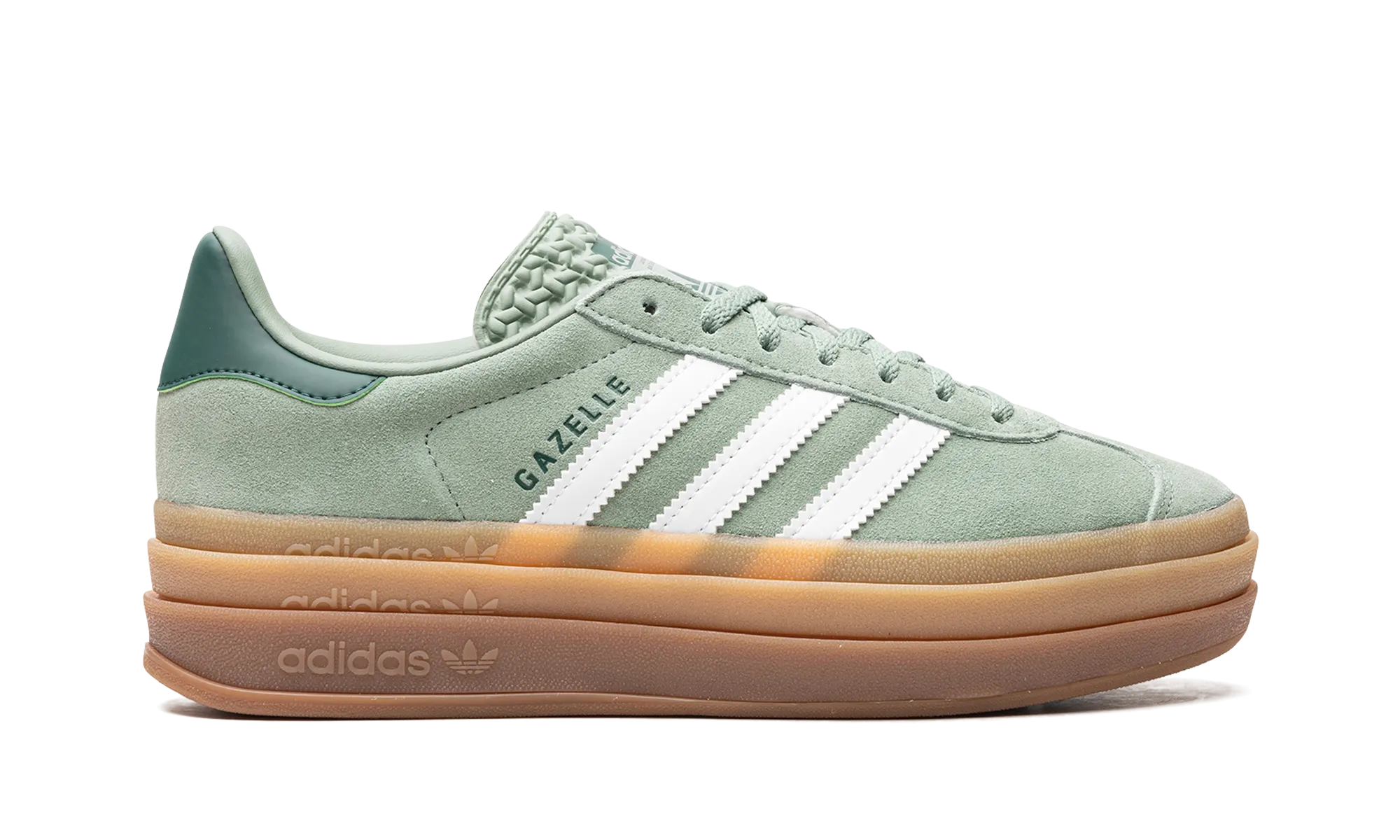 GAZELLE BOLD WMNS "Silver Green Gum" adidas stylish womens sneakers