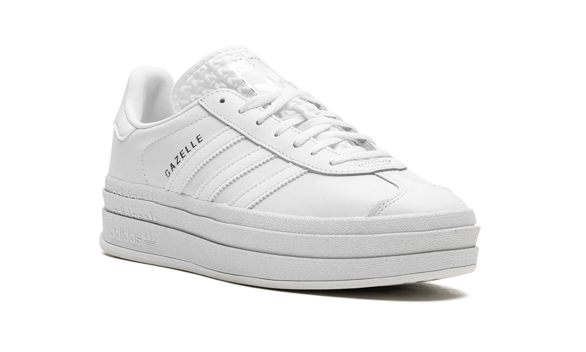Gazelle Bold WMNS "Triple White" adidas stylish womens sneakers