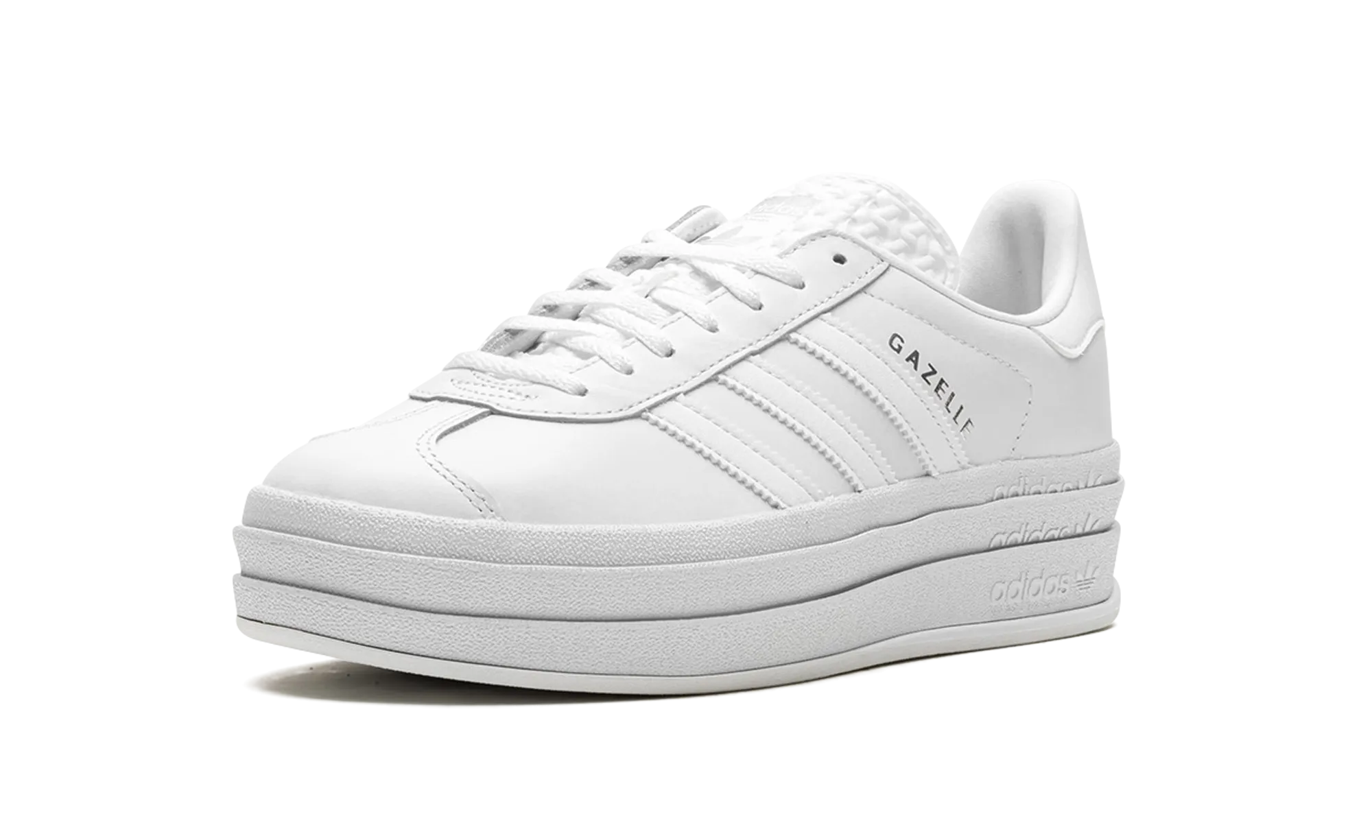 Gazelle Bold WMNS "Triple White" adidas stylish womens sneakers