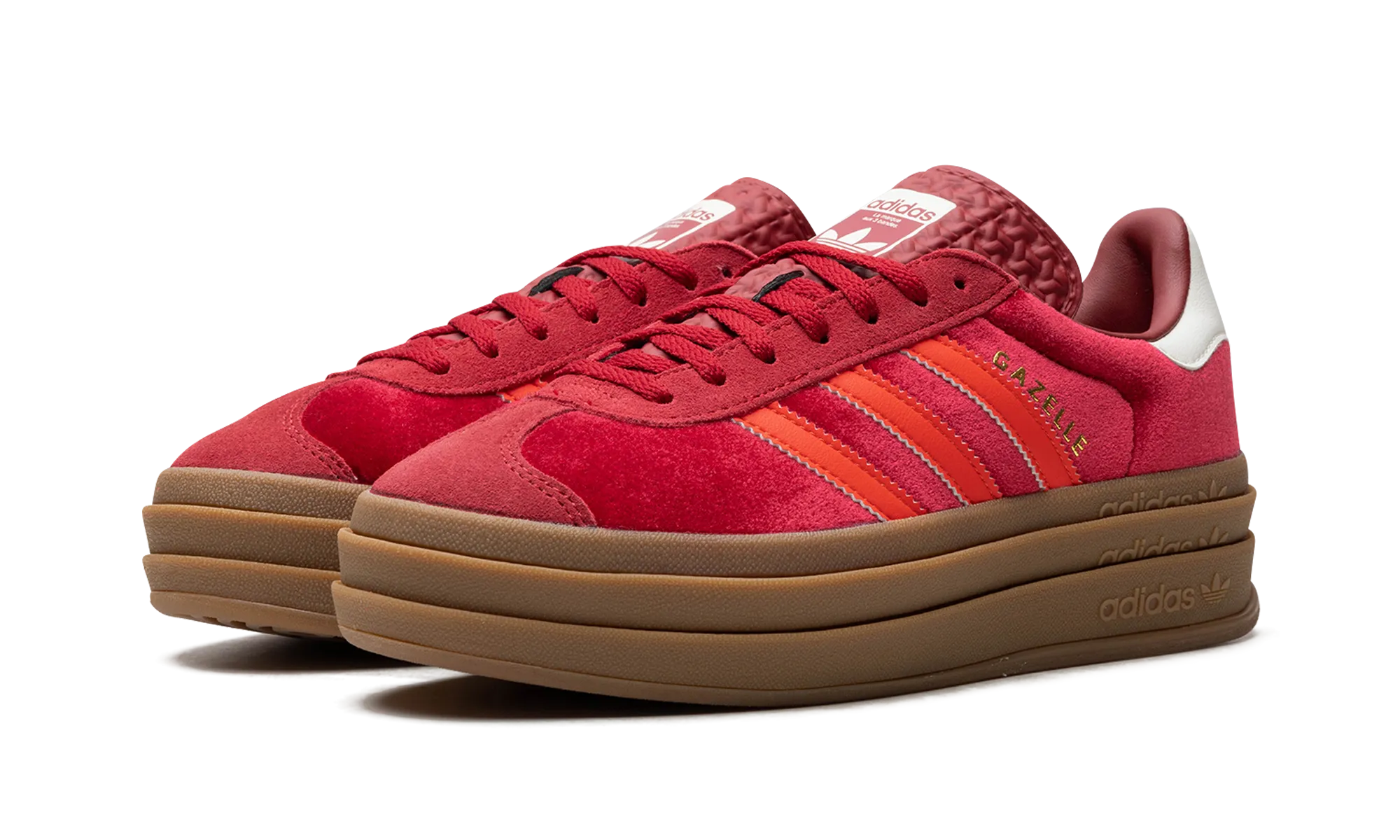 Gazelle Bold WMNS "Velvet Pack - Victory Red" adidas stylish womens sneakers