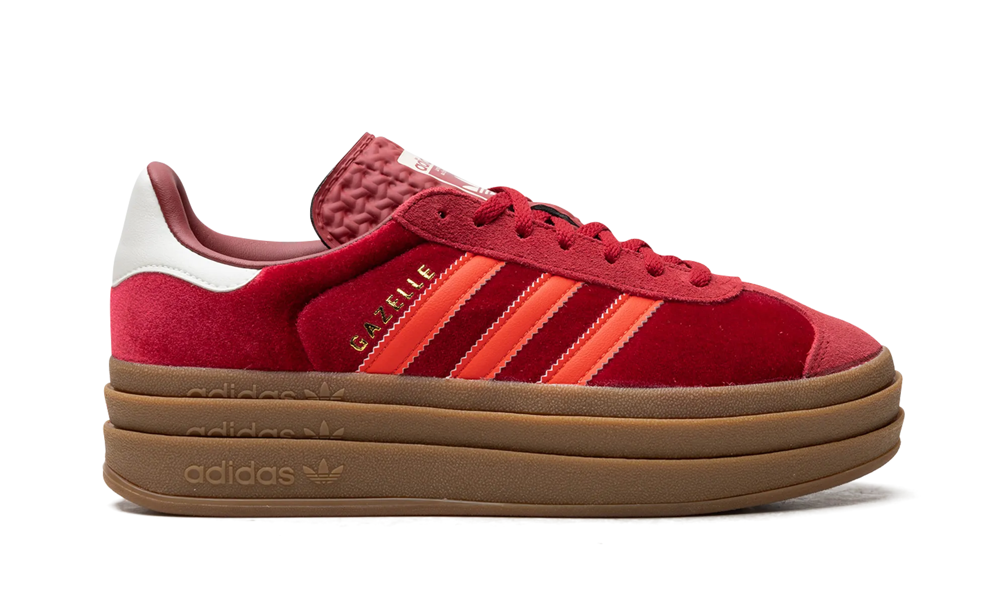 Gazelle Bold WMNS "Velvet Pack - Victory Red" adidas stylish womens sneakers