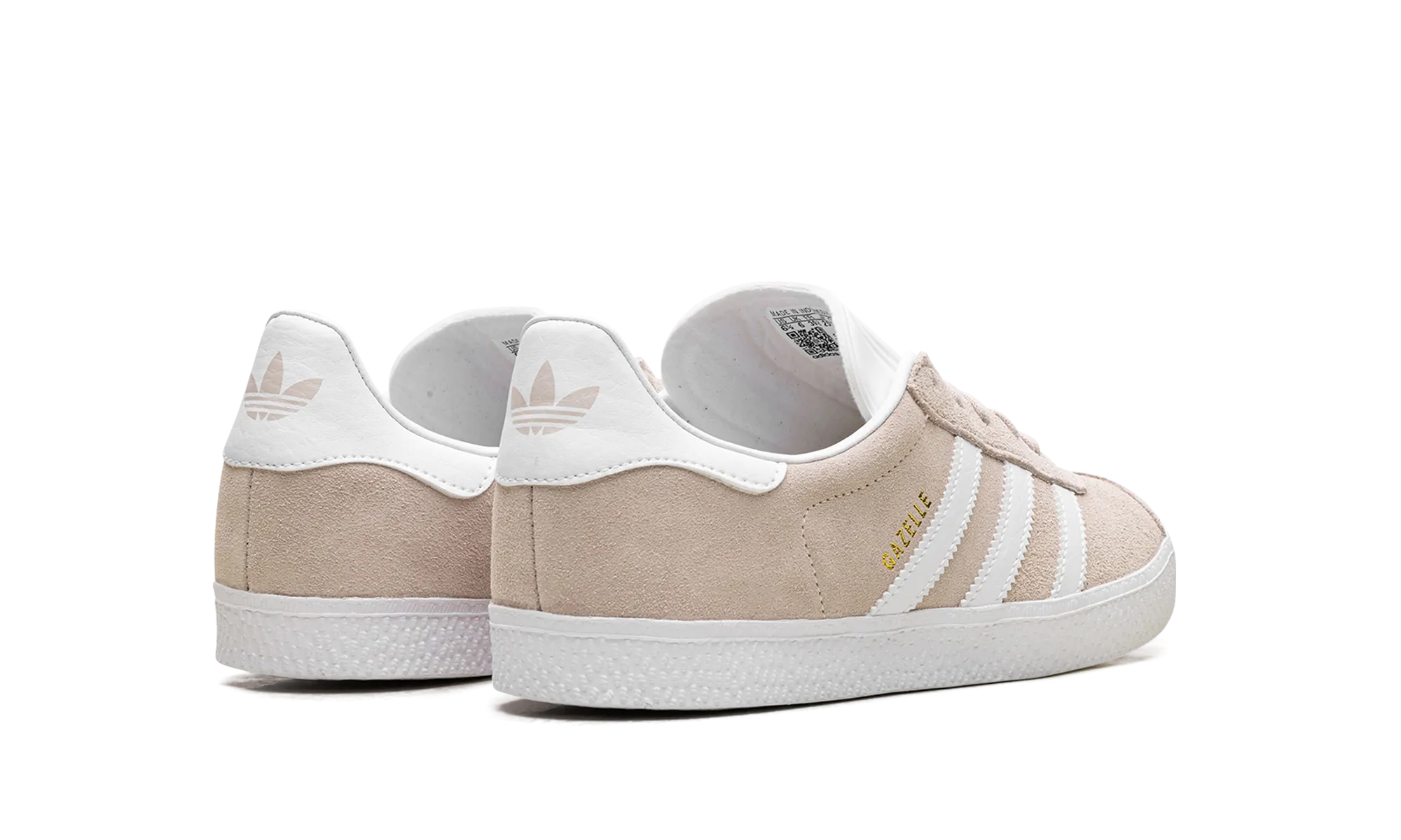 Gazelle GS "Pink Tint Cloud White" adidas grade school sneakers