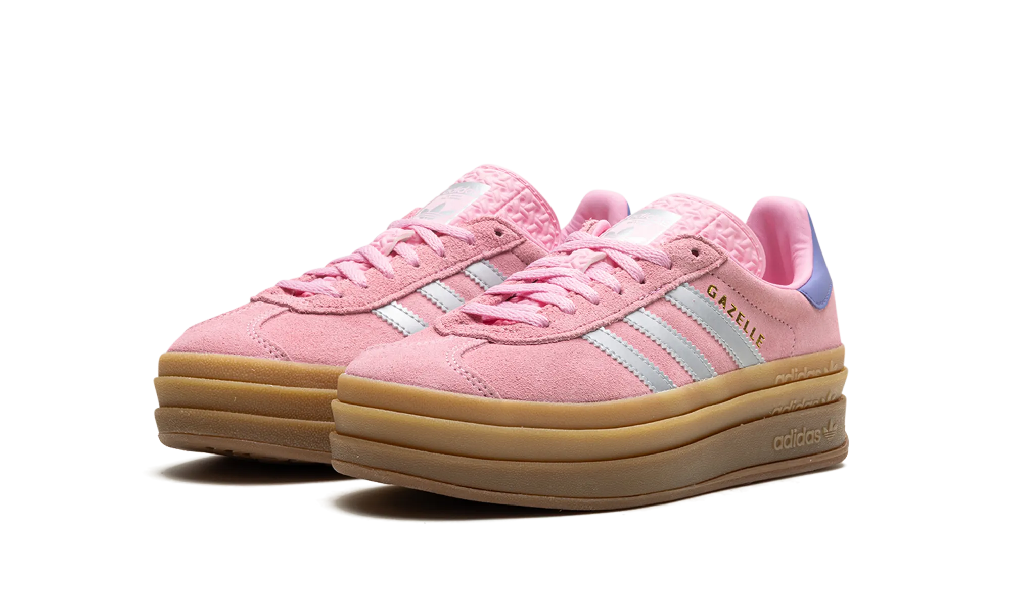 Gazelle GS "True Pink Silver" adidas grade school sneakers