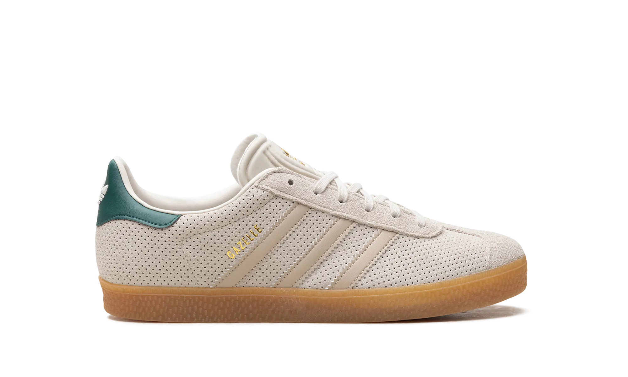 Gazelle GS "Wonder Beige Green" adidas grade school sneakers