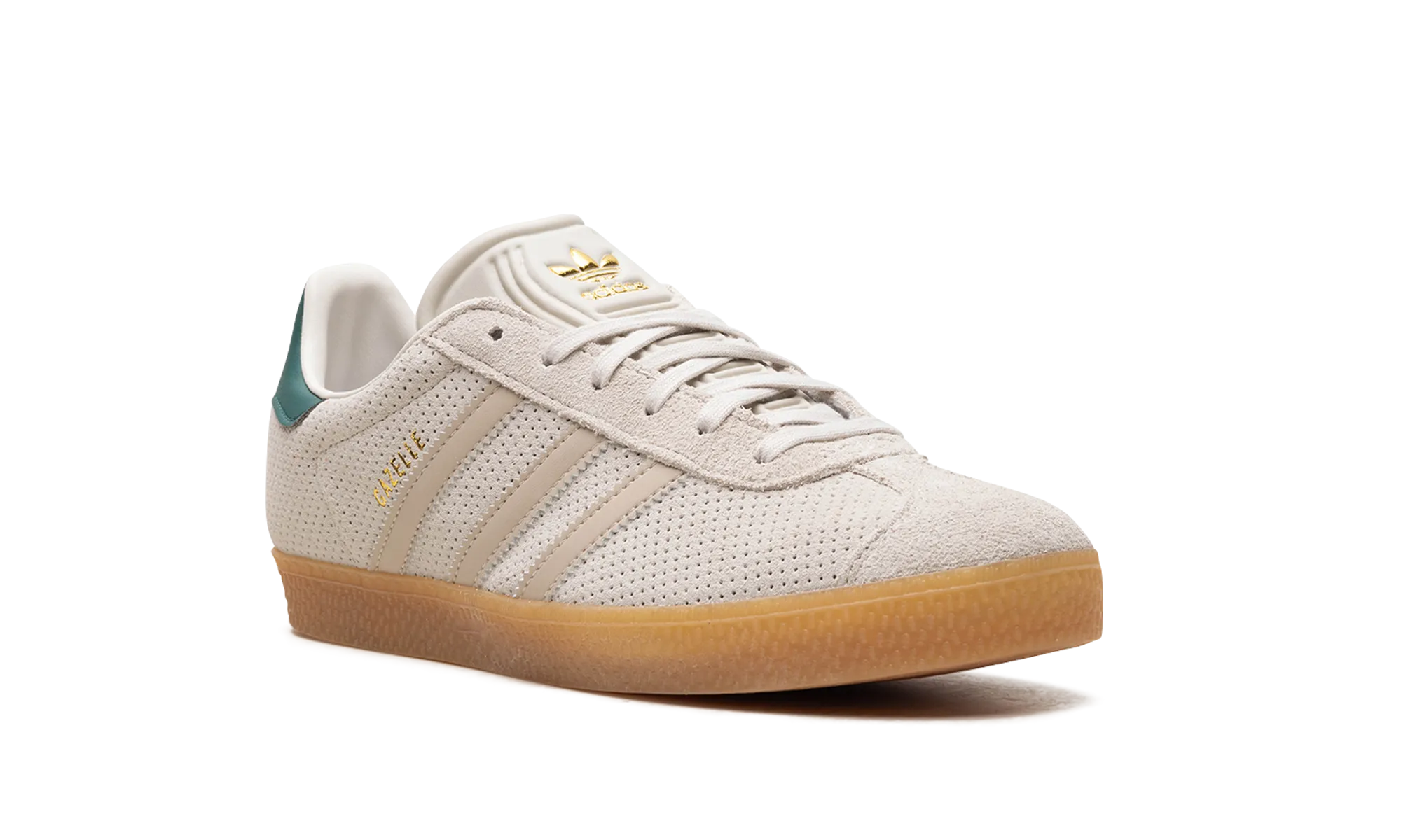 Gazelle GS "Wonder Beige Green" adidas grade school sneakers